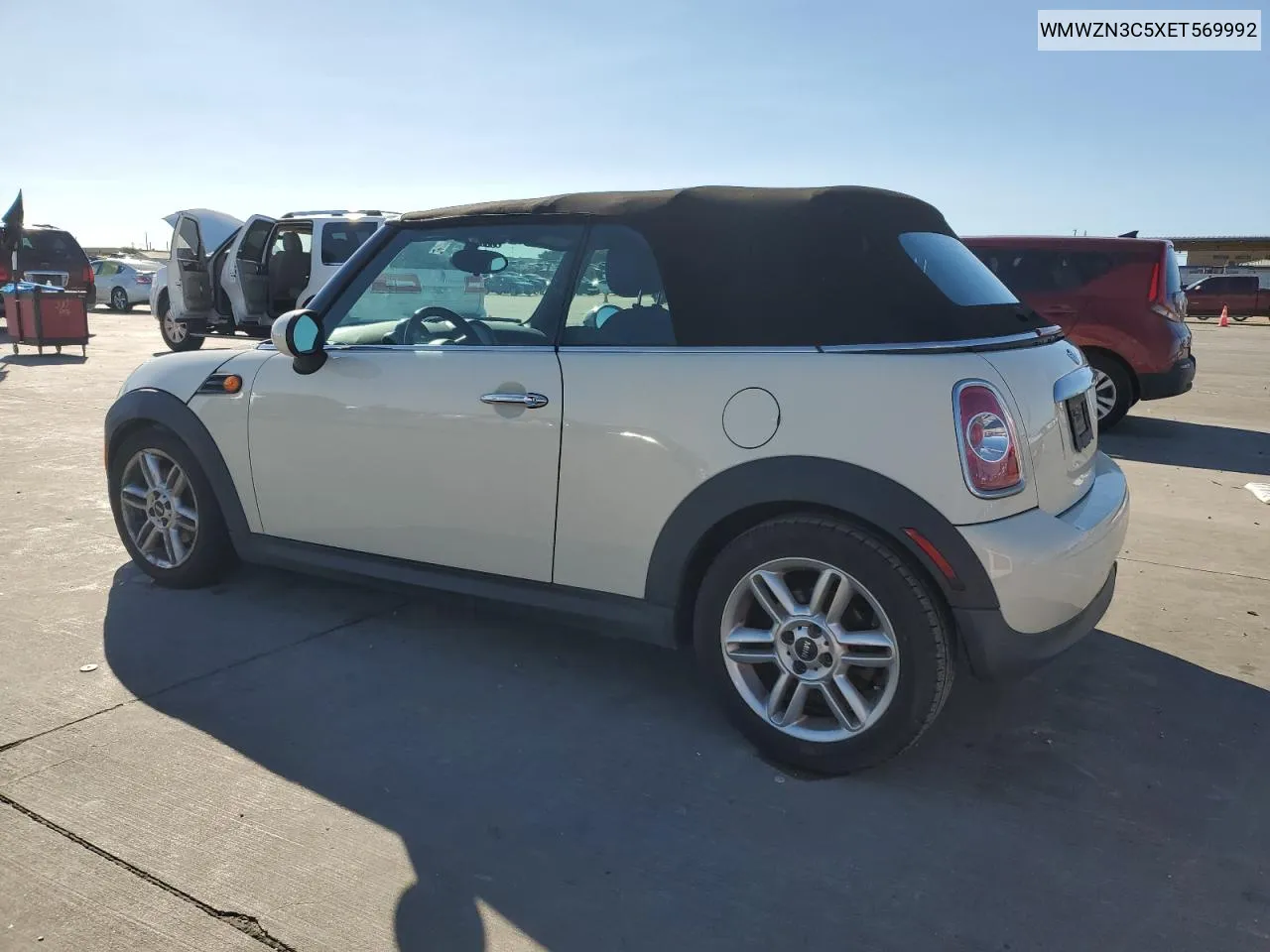 2014 Mini Cooper VIN: WMWZN3C5XET569992 Lot: 81044304