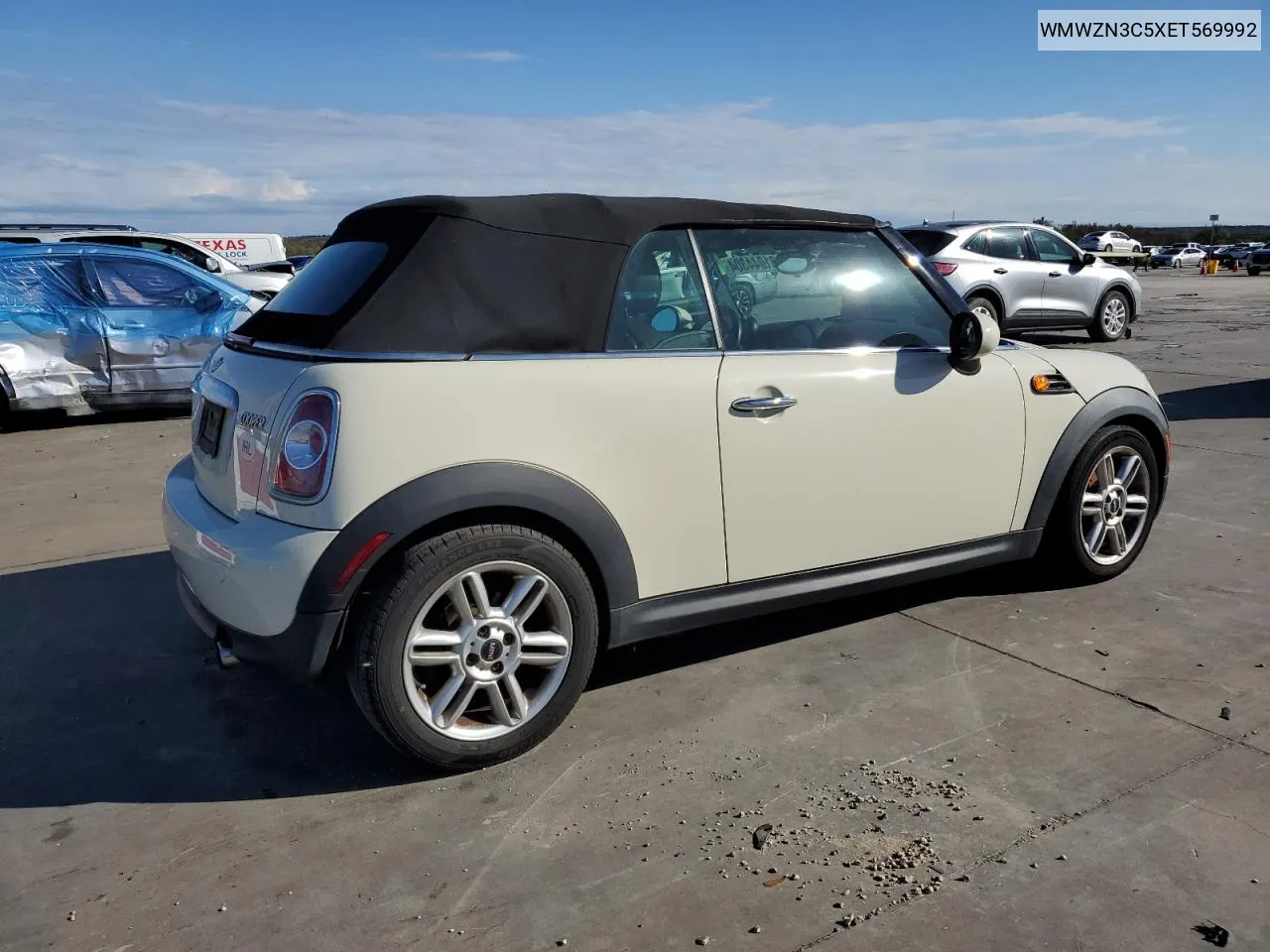 2014 Mini Cooper VIN: WMWZN3C5XET569992 Lot: 81044304