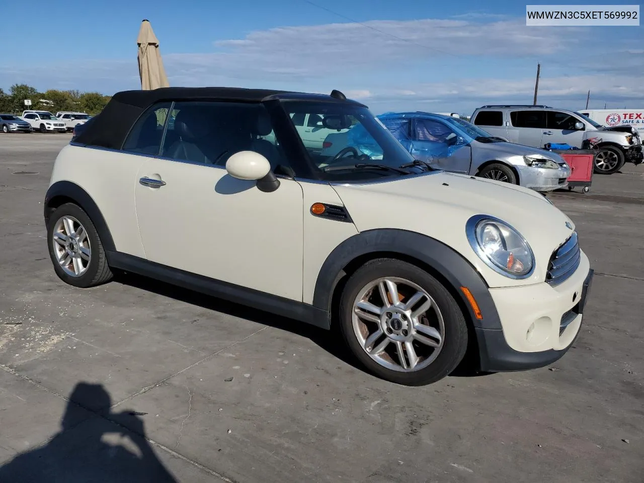 2014 Mini Cooper VIN: WMWZN3C5XET569992 Lot: 81044304