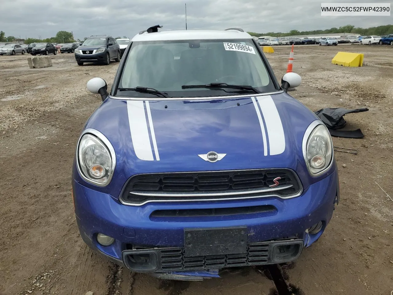 WMWZC5C52FWP42390 2015 Mini Cooper S Countryman