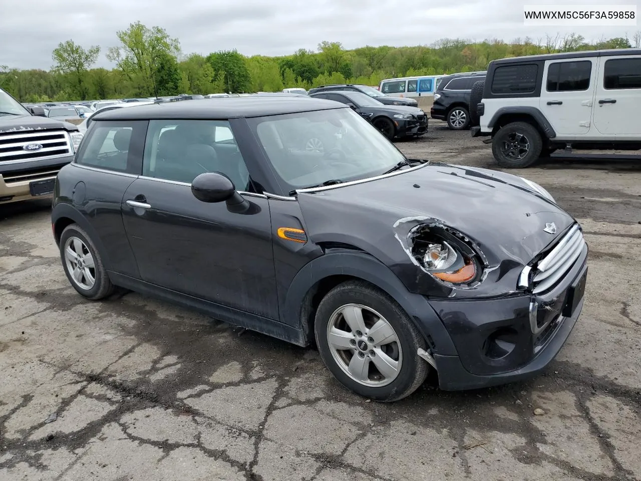 2015 Mini Cooper VIN: WMWXM5C56F3A59858 Lot: 53200564