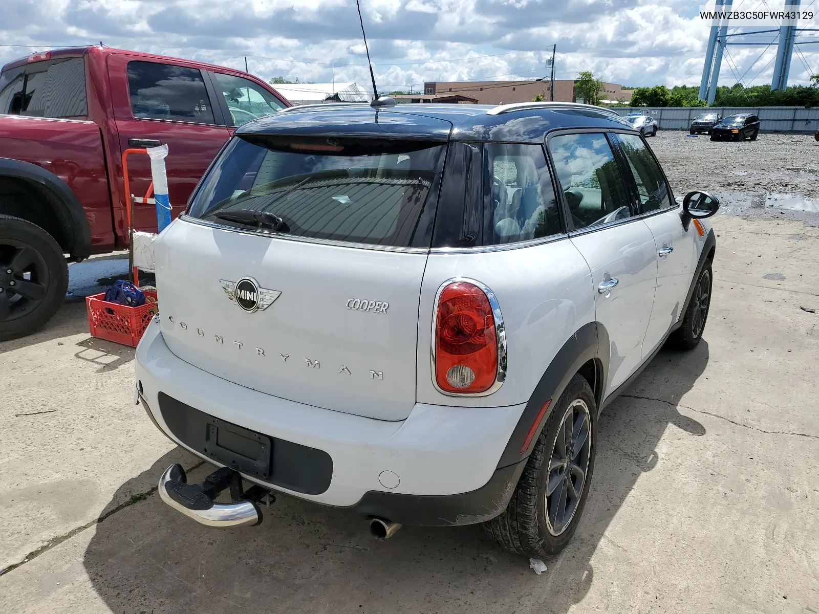 2015 Mini Cooper Countryman VIN: WMWZB3C50FWR43129 Lot: 56868874