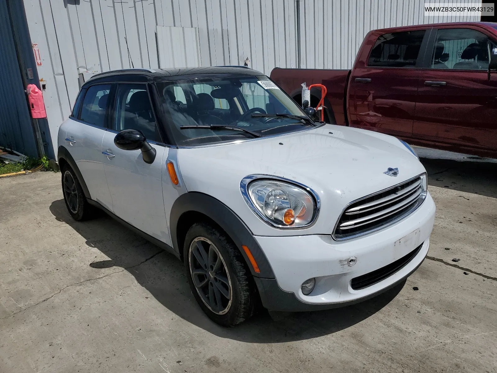 2015 Mini Cooper Countryman VIN: WMWZB3C50FWR43129 Lot: 56868874