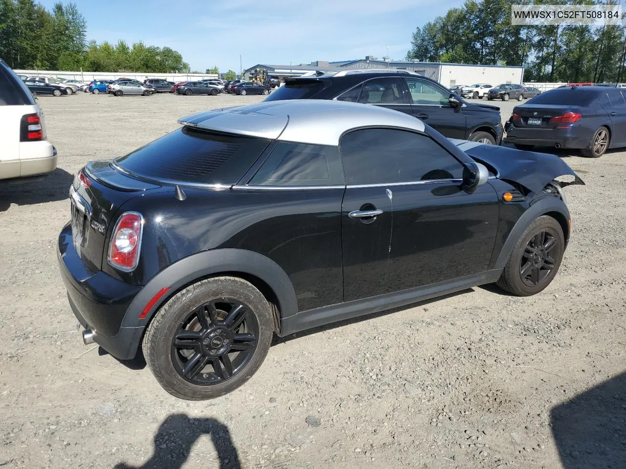 2015 Mini Cooper Coupe VIN: WMWSX1C52FT508184 Lot: 60639664