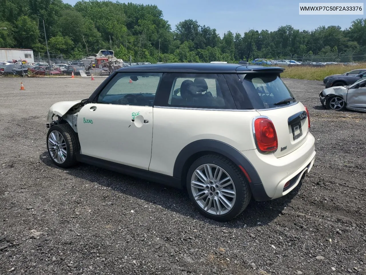 2015 Mini Cooper S VIN: WMWXP7C50F2A33376 Lot: 60684934