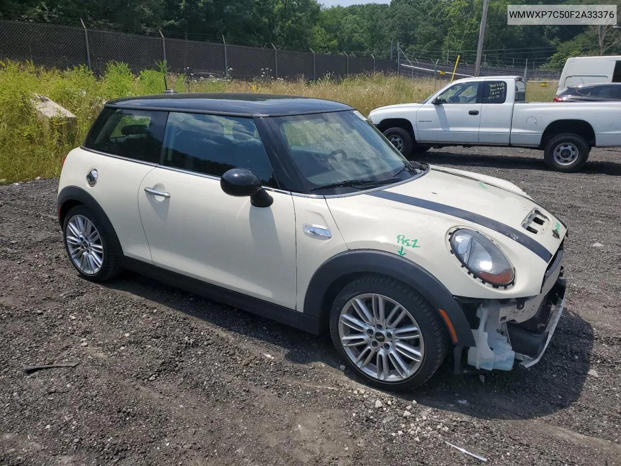 2015 Mini Cooper S VIN: WMWXP7C50F2A33376 Lot: 60684934