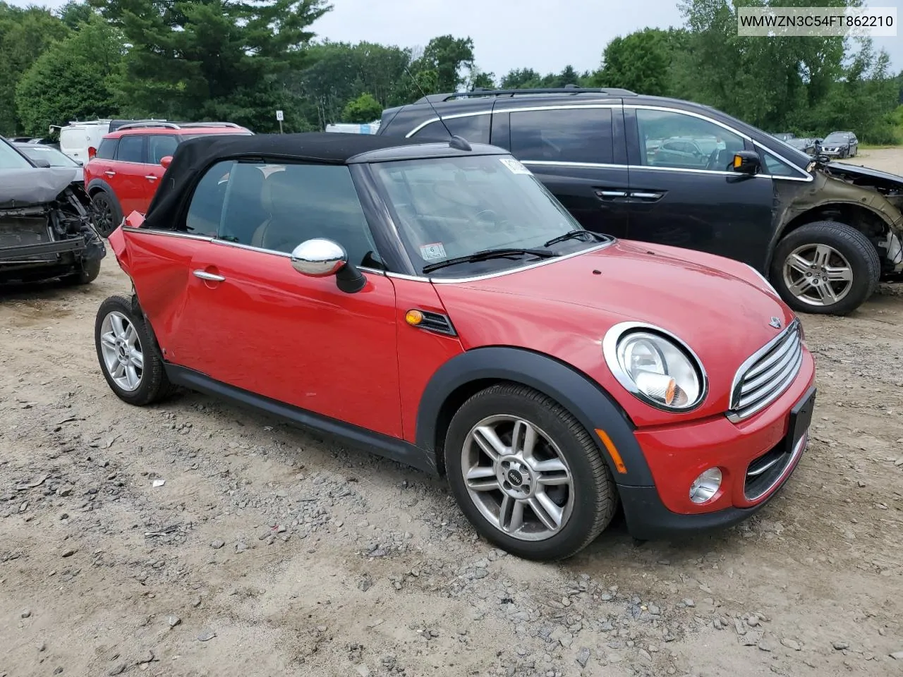 2015 Mini Cooper VIN: WMWZN3C54FT862210 Lot: 61732964