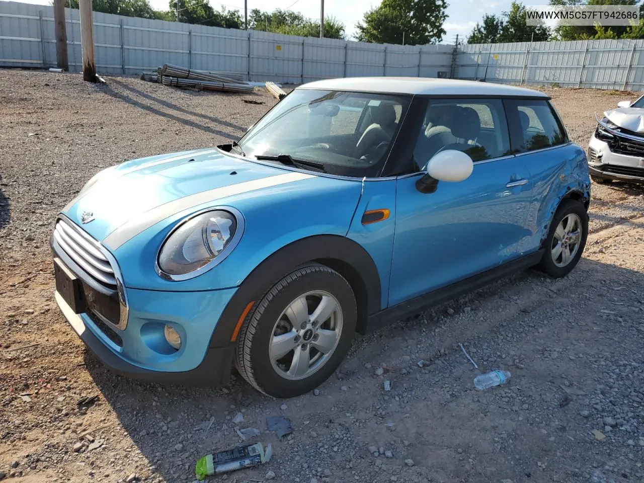 2015 Mini Cooper VIN: WMWXM5C57FT942686 Lot: 62697404