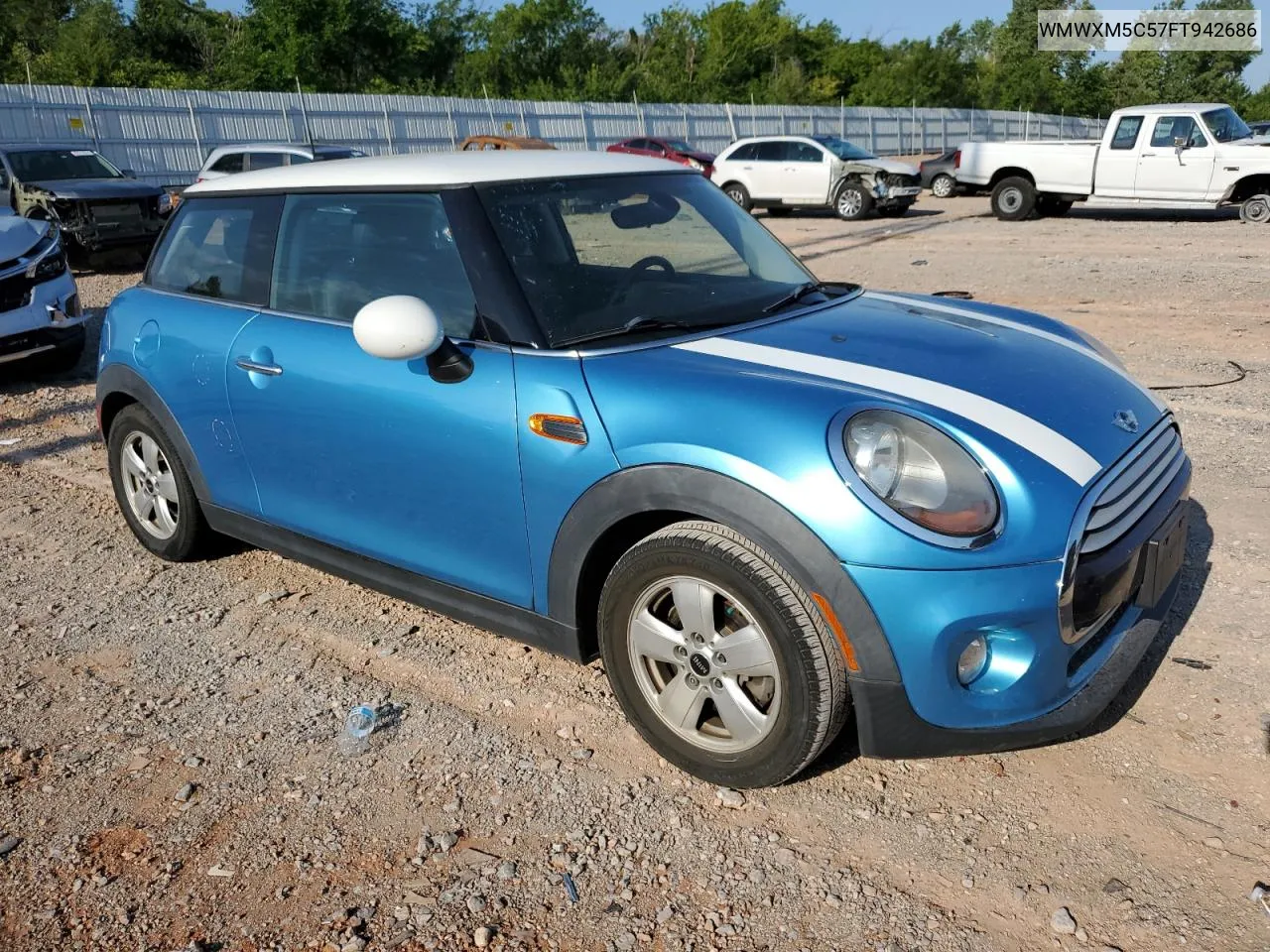 2015 Mini Cooper VIN: WMWXM5C57FT942686 Lot: 62697404