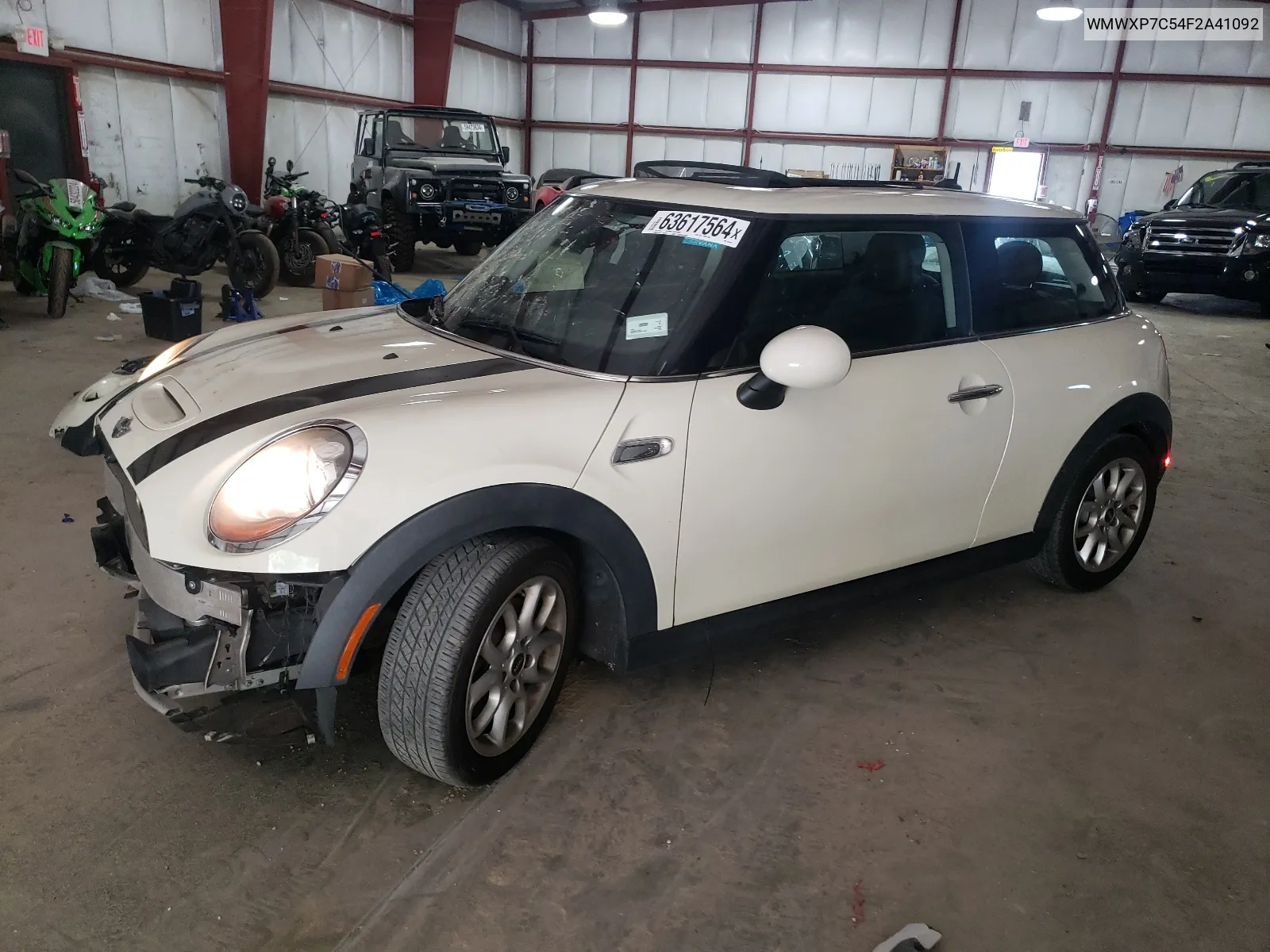 2015 Mini Cooper S VIN: WMWXP7C54F2A41092 Lot: 63617564