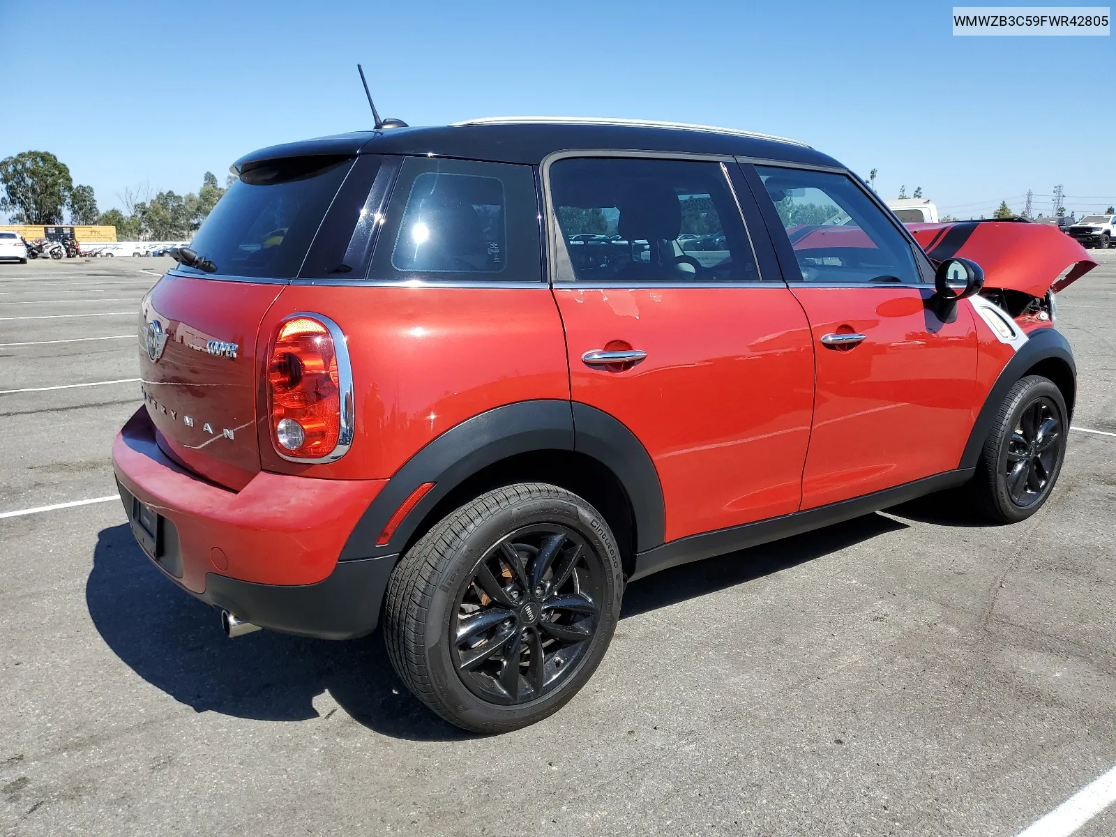 2015 Mini Cooper Countryman VIN: WMWZB3C59FWR42805 Lot: 65282694