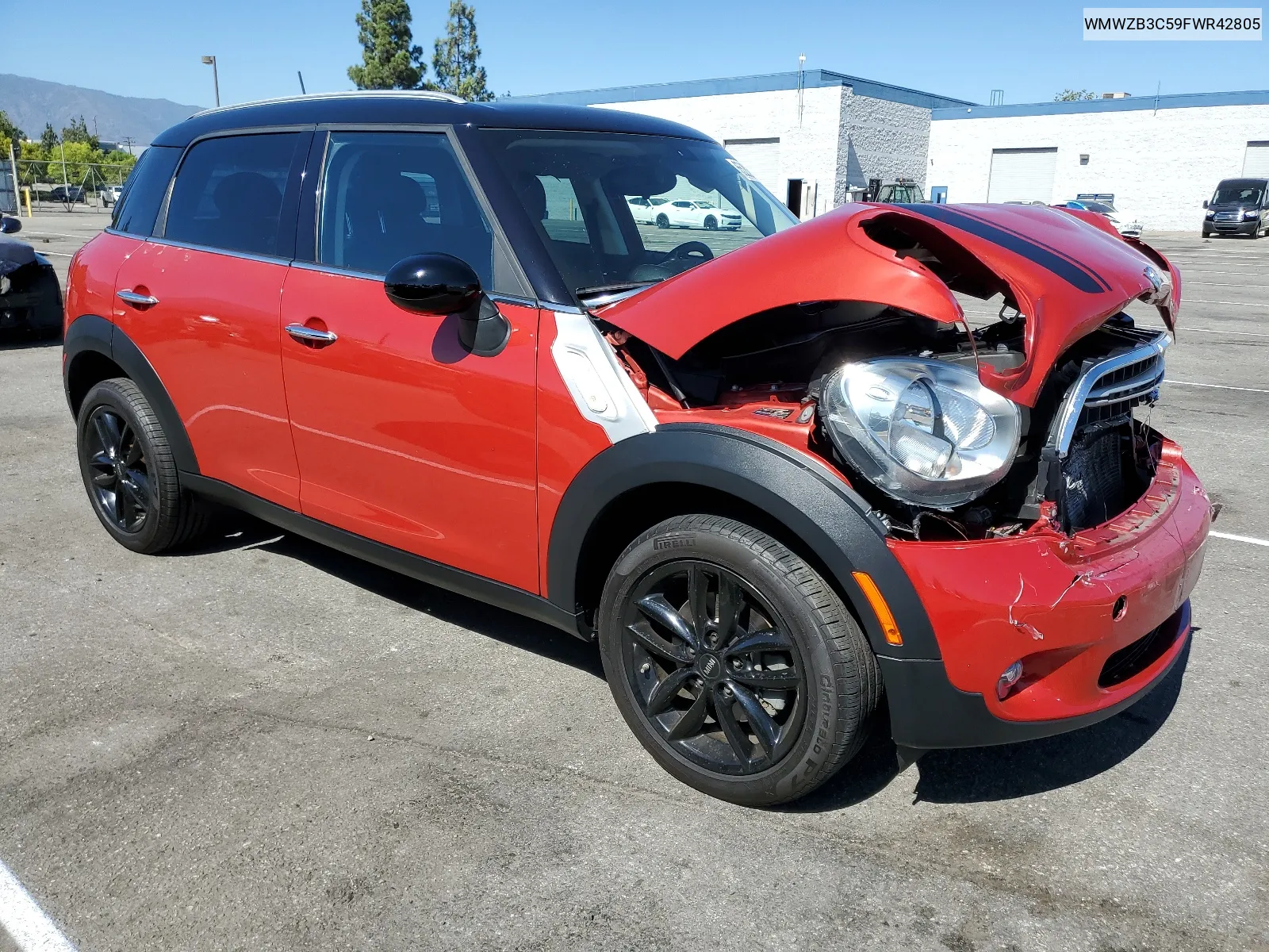 2015 Mini Cooper Countryman VIN: WMWZB3C59FWR42805 Lot: 65282694