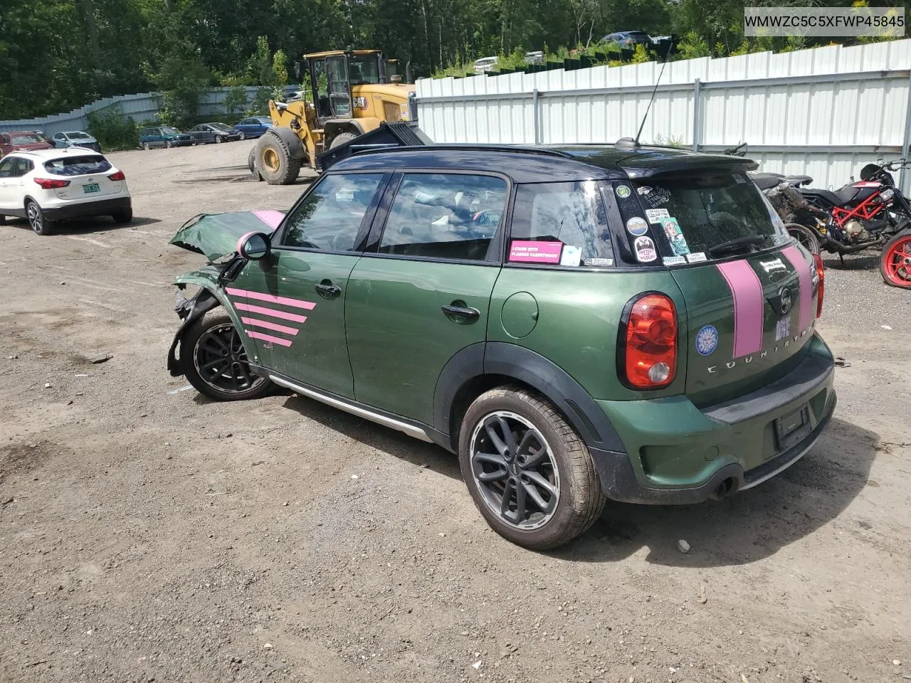 2015 Mini Cooper S Countryman VIN: WMWZC5C5XFWP45845 Lot: 65543624