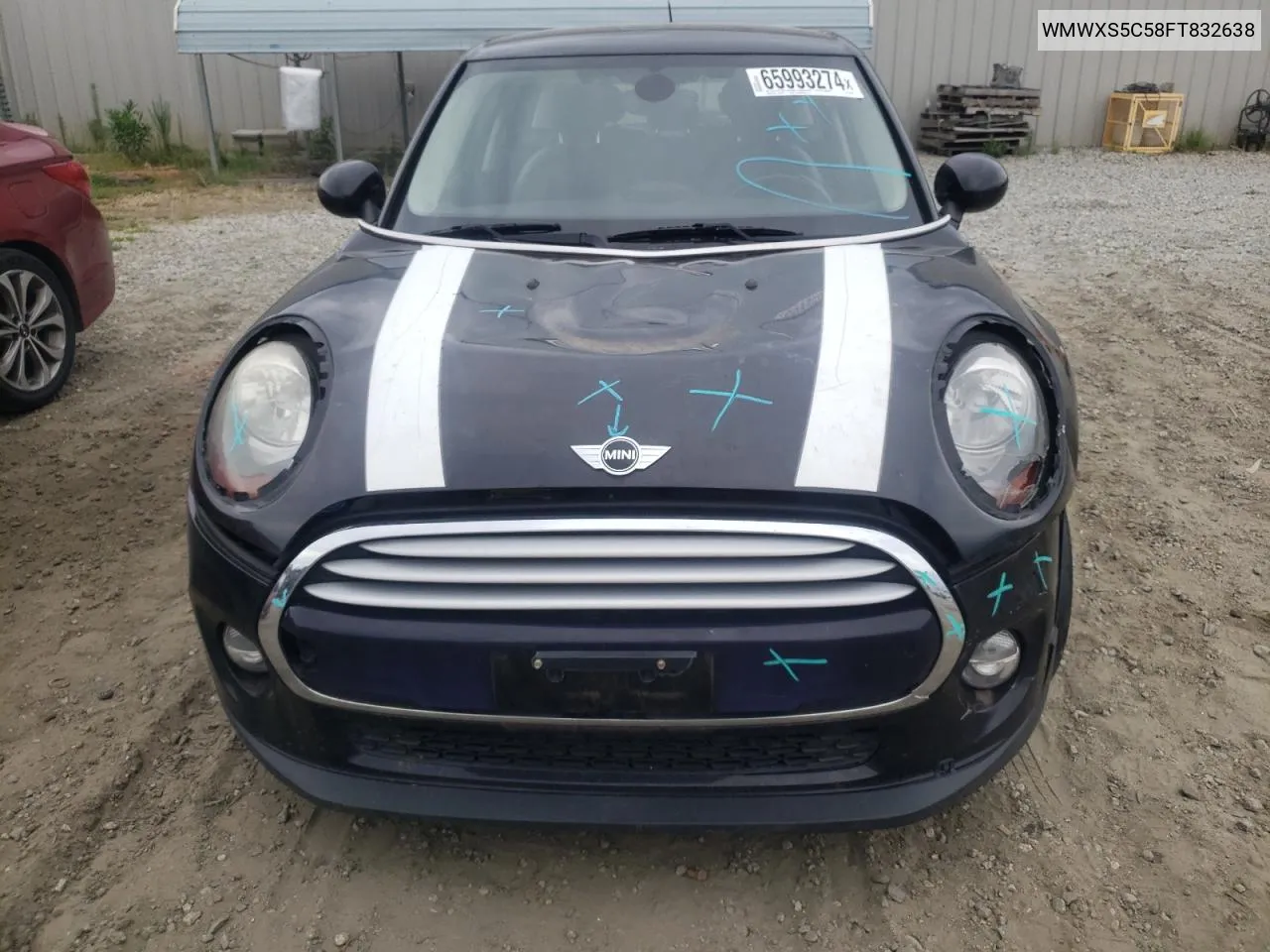 2015 Mini Cooper VIN: WMWXS5C58FT832638 Lot: 65993274