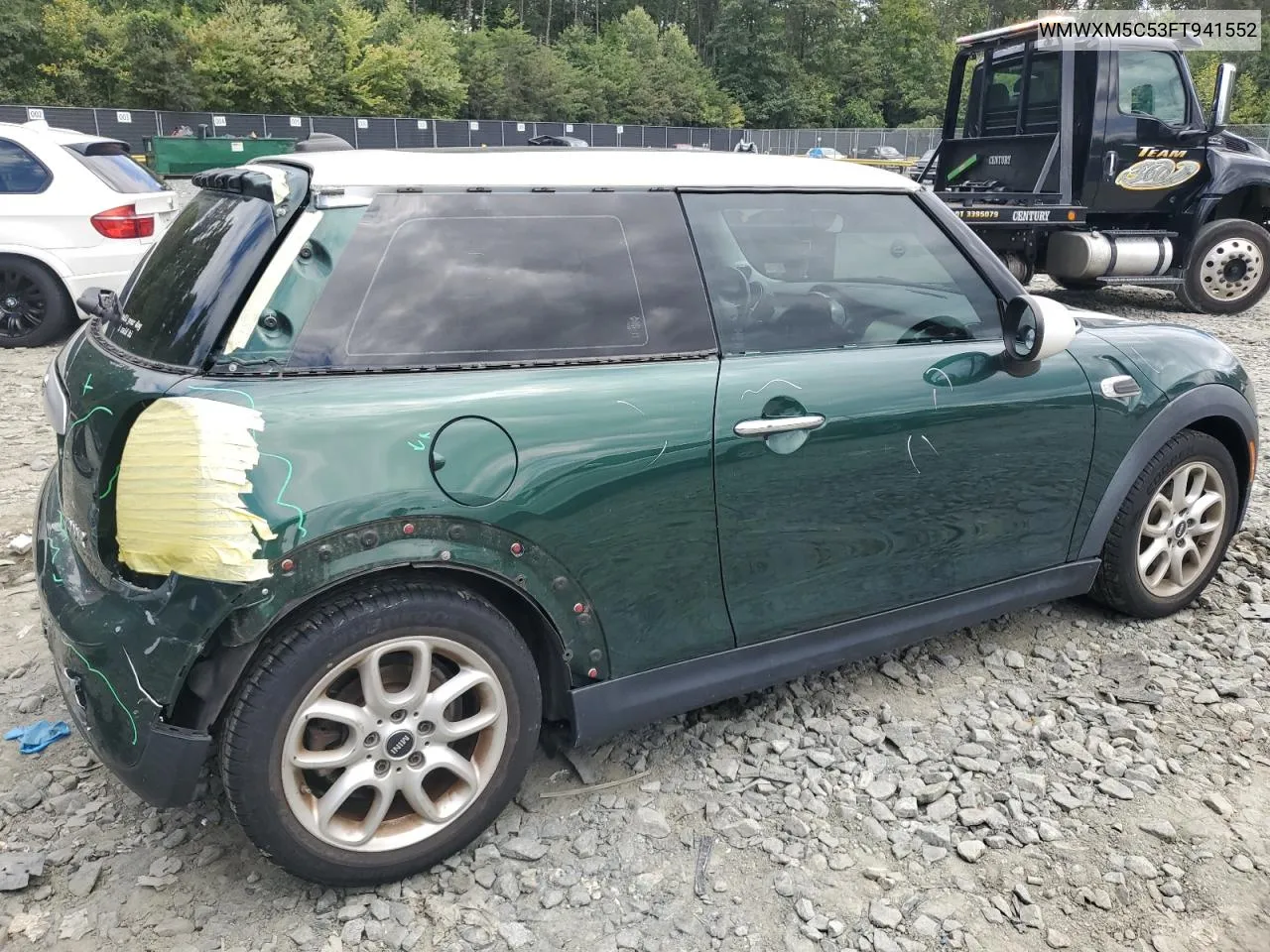 2015 Mini Cooper VIN: WMWXM5C53FT941552 Lot: 66335304