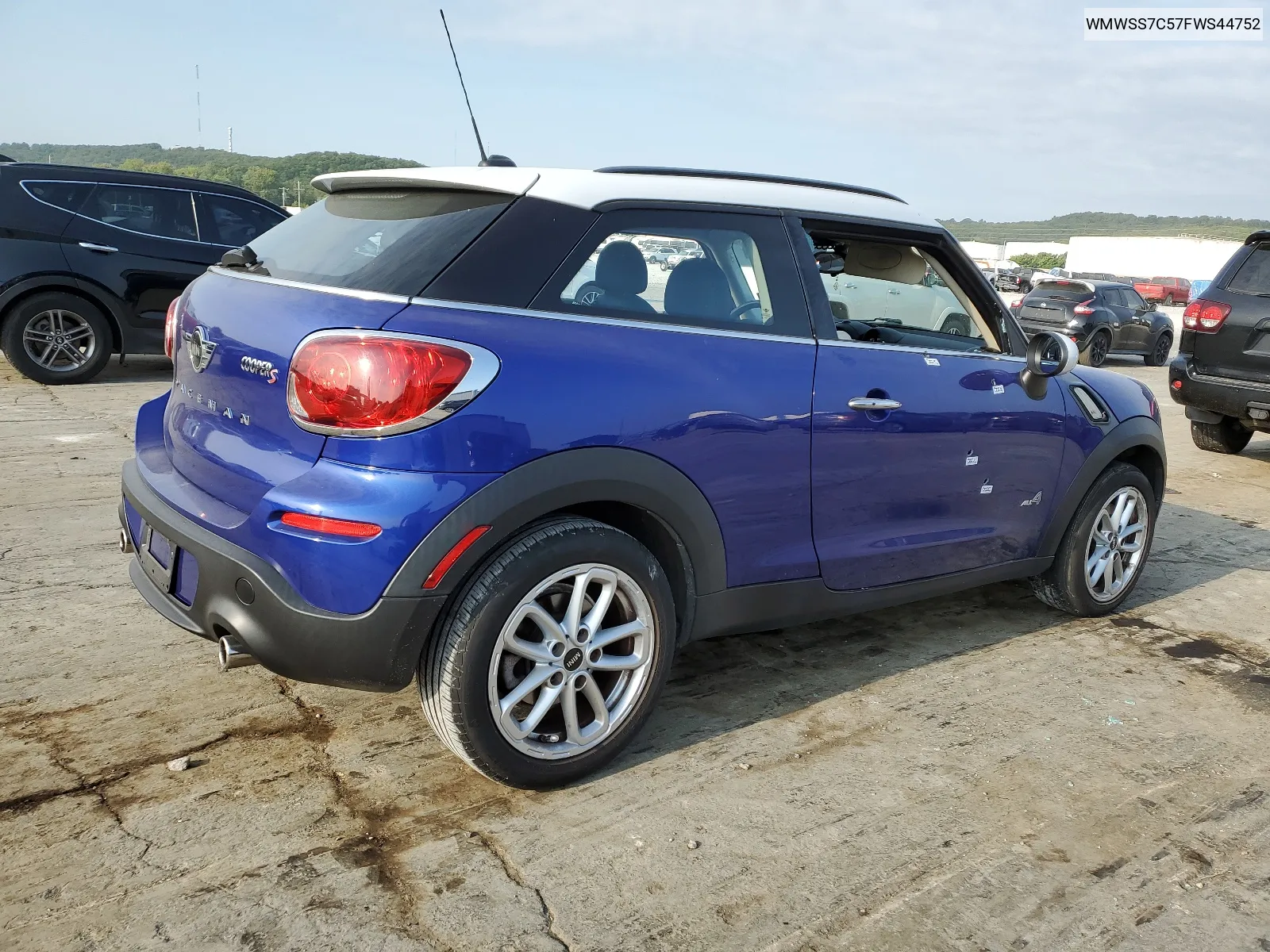 2015 Mini Cooper S Paceman VIN: WMWSS7C57FWS44752 Lot: 66511764