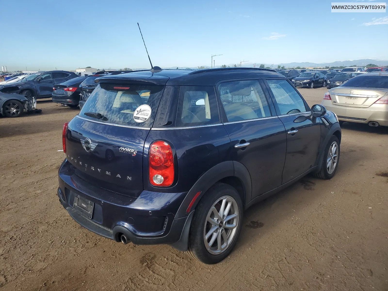 WMWZC3C57FWT03979 2015 Mini Cooper S Countryman