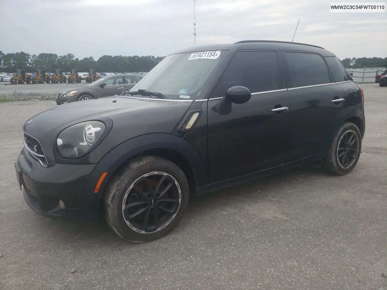 2015 Mini Cooper S Countryman VIN: WMWZC3C54FWT05110 Lot: 67421154