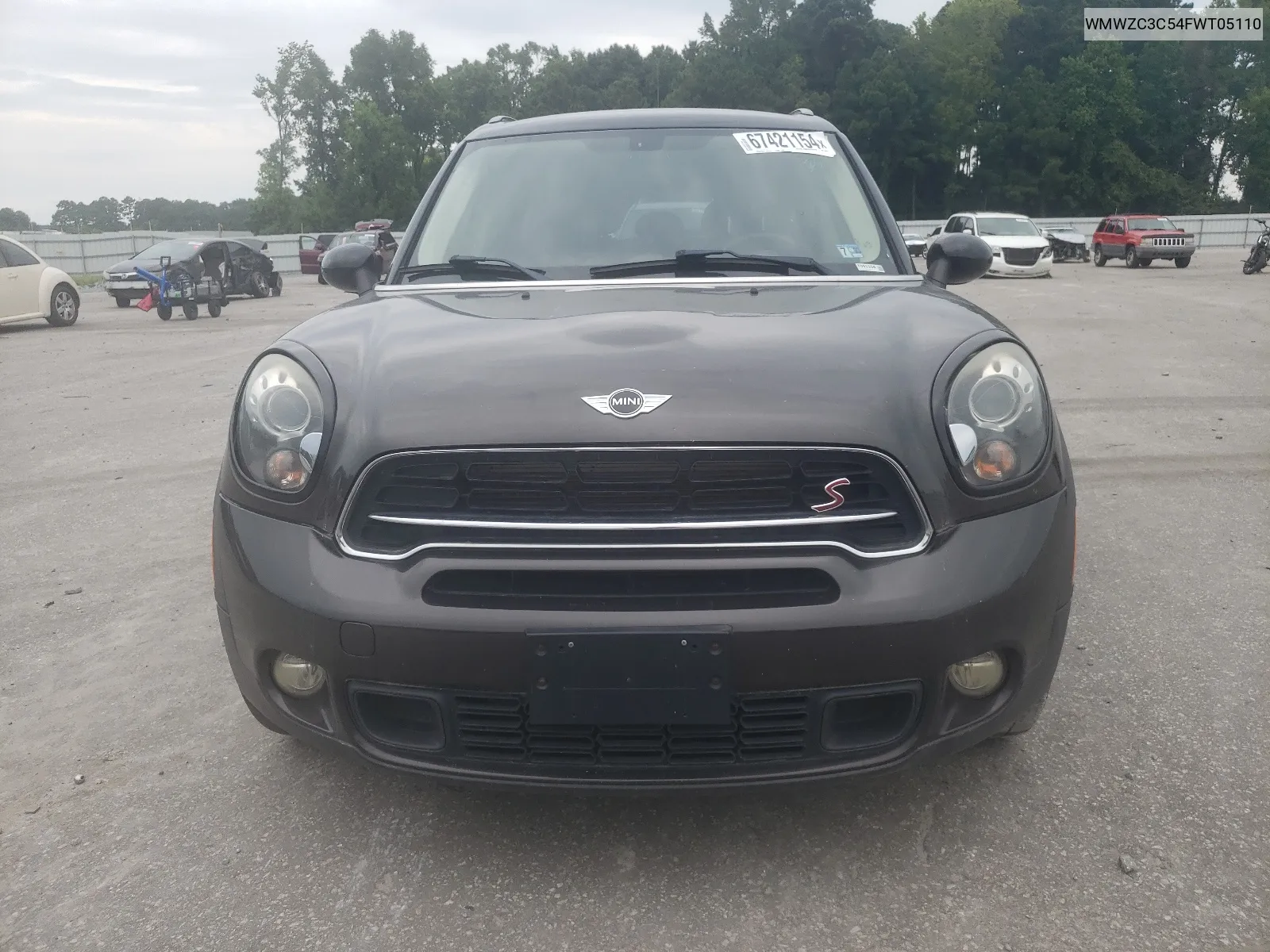 2015 Mini Cooper S Countryman VIN: WMWZC3C54FWT05110 Lot: 67421154