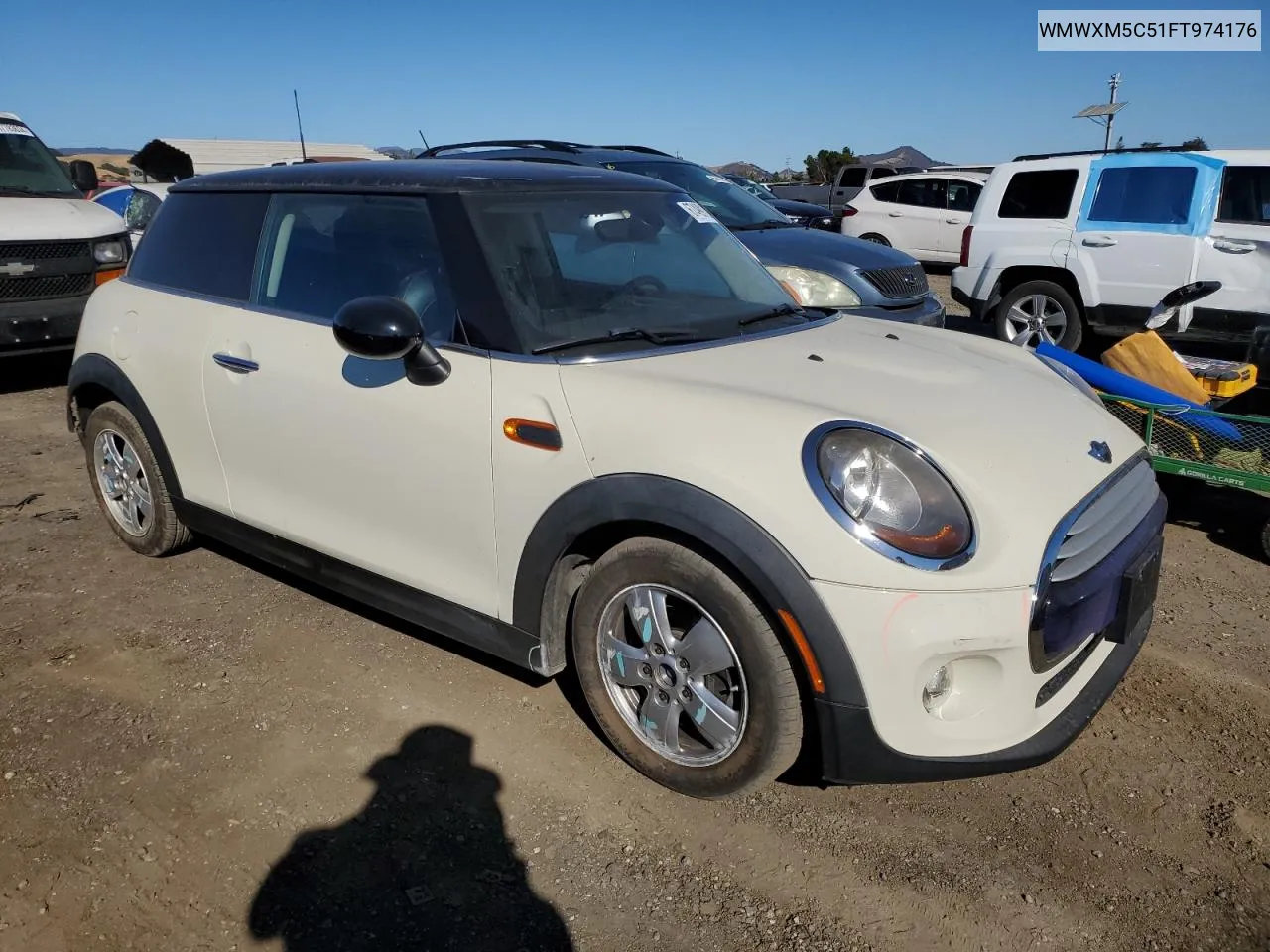 2015 Mini Cooper VIN: WMWXM5C51FT974176 Lot: 67499124