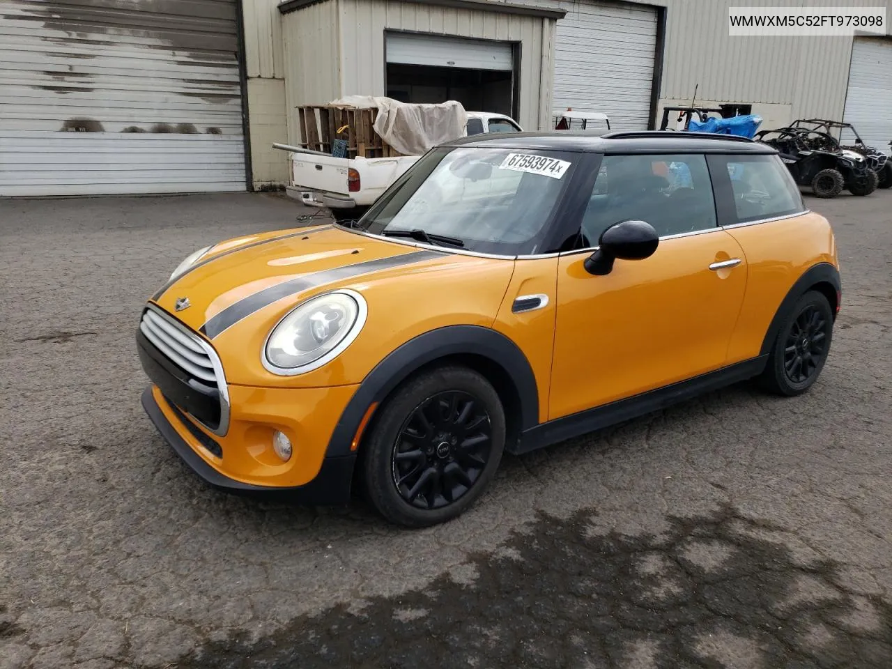 2015 Mini Cooper VIN: WMWXM5C52FT973098 Lot: 67593974