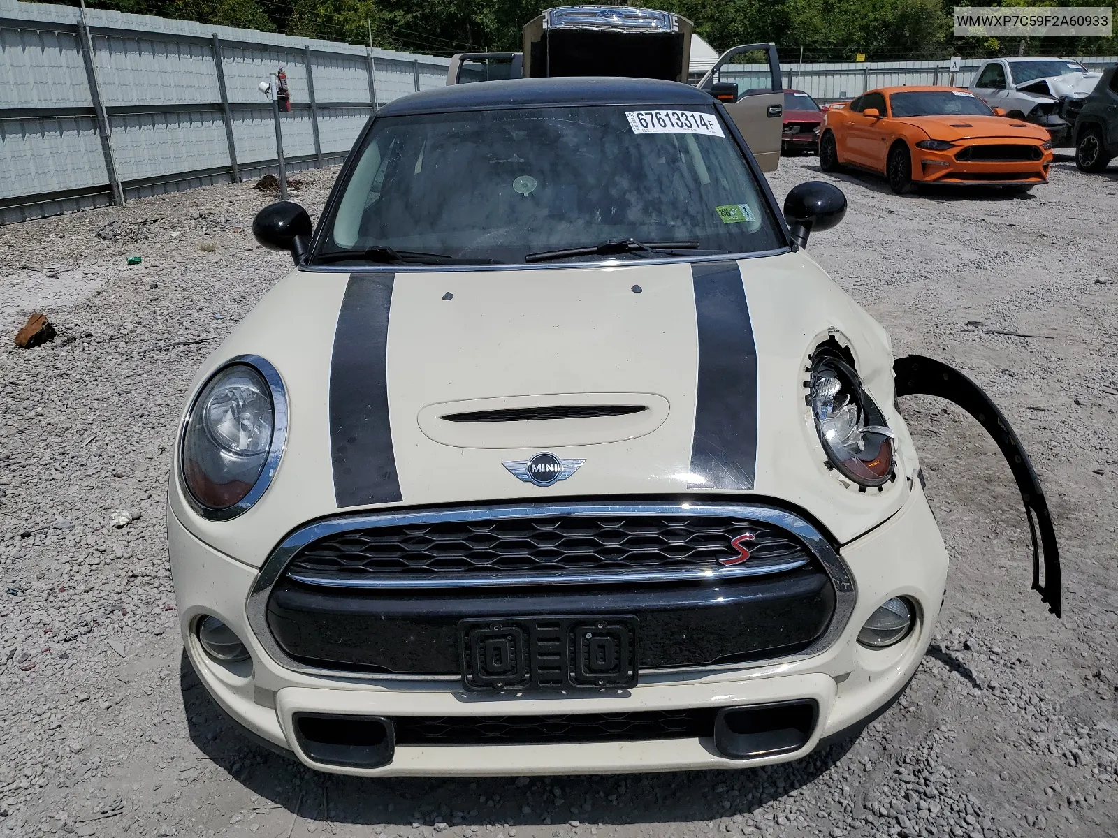 2015 Mini Cooper S VIN: WMWXP7C59F2A60933 Lot: 67613314