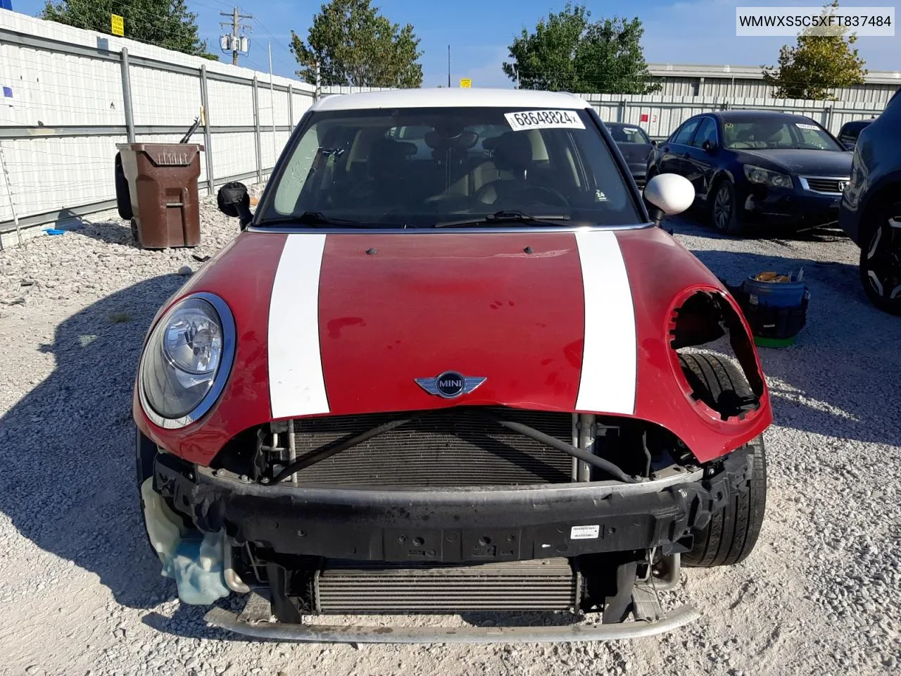 WMWXS5C5XFT837484 2015 Mini Cooper