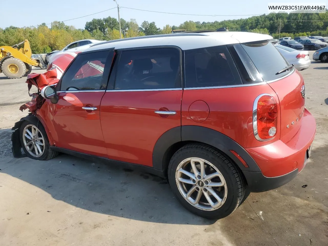 2015 Mini Cooper Countryman VIN: WMWZB3C51FWR44967 Lot: 68862134