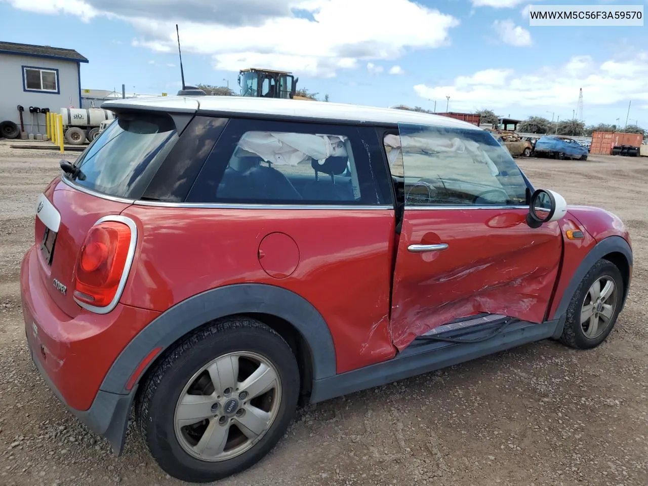 WMWXM5C56F3A59570 2015 Mini Cooper