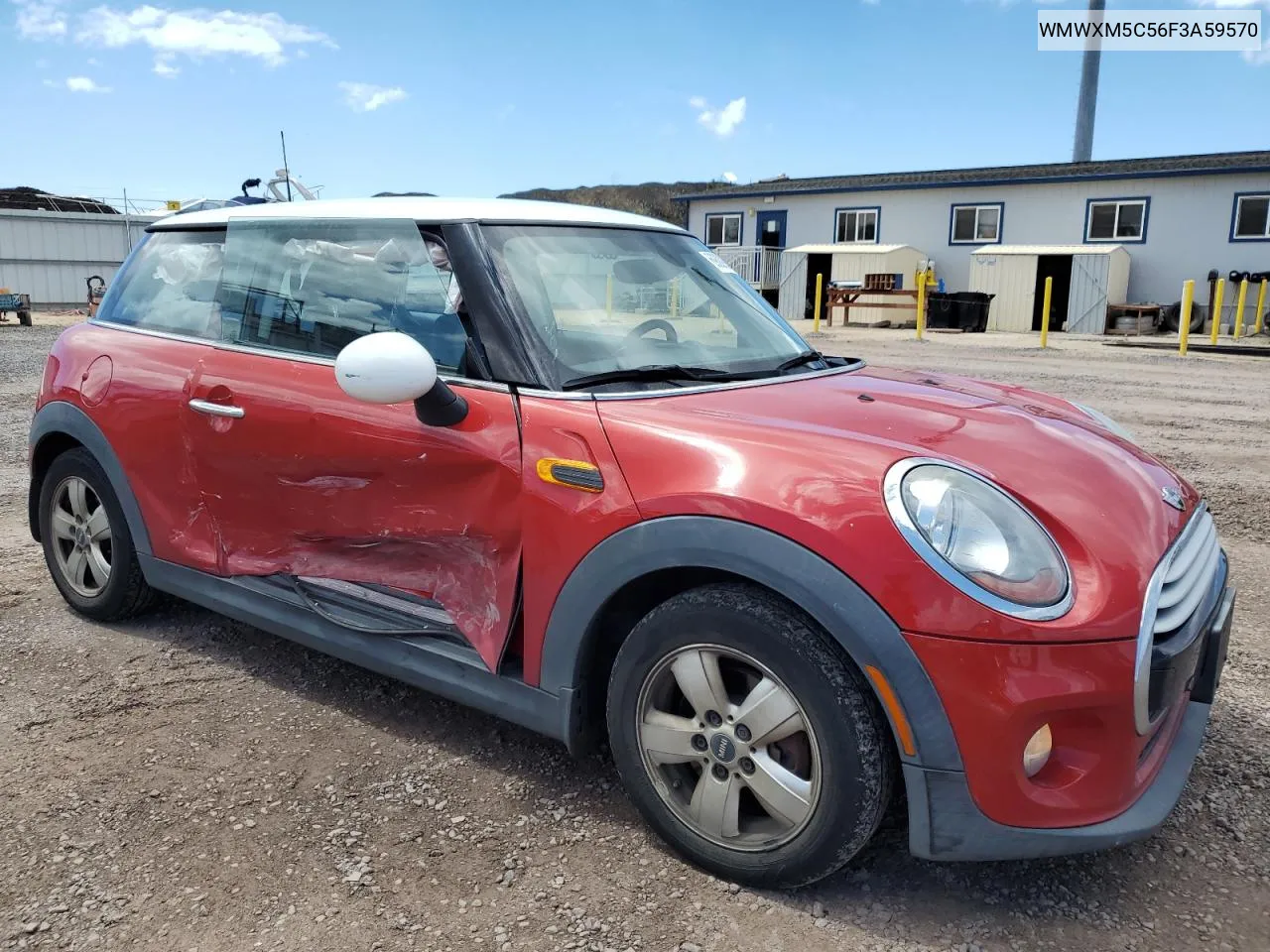 2015 Mini Cooper VIN: WMWXM5C56F3A59570 Lot: 69309934