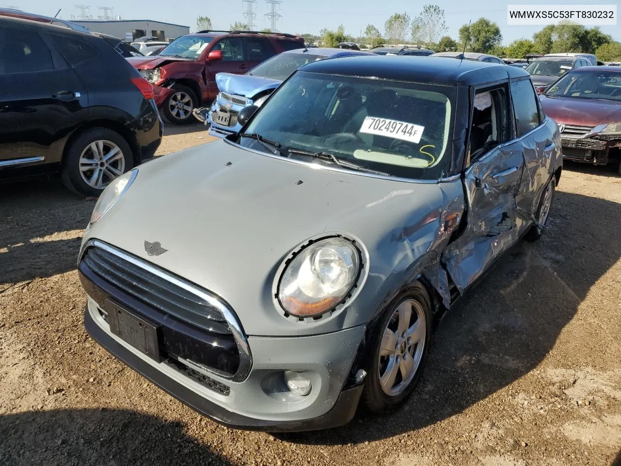 2015 Mini Cooper VIN: WMWXS5C53FT830232 Lot: 70249744