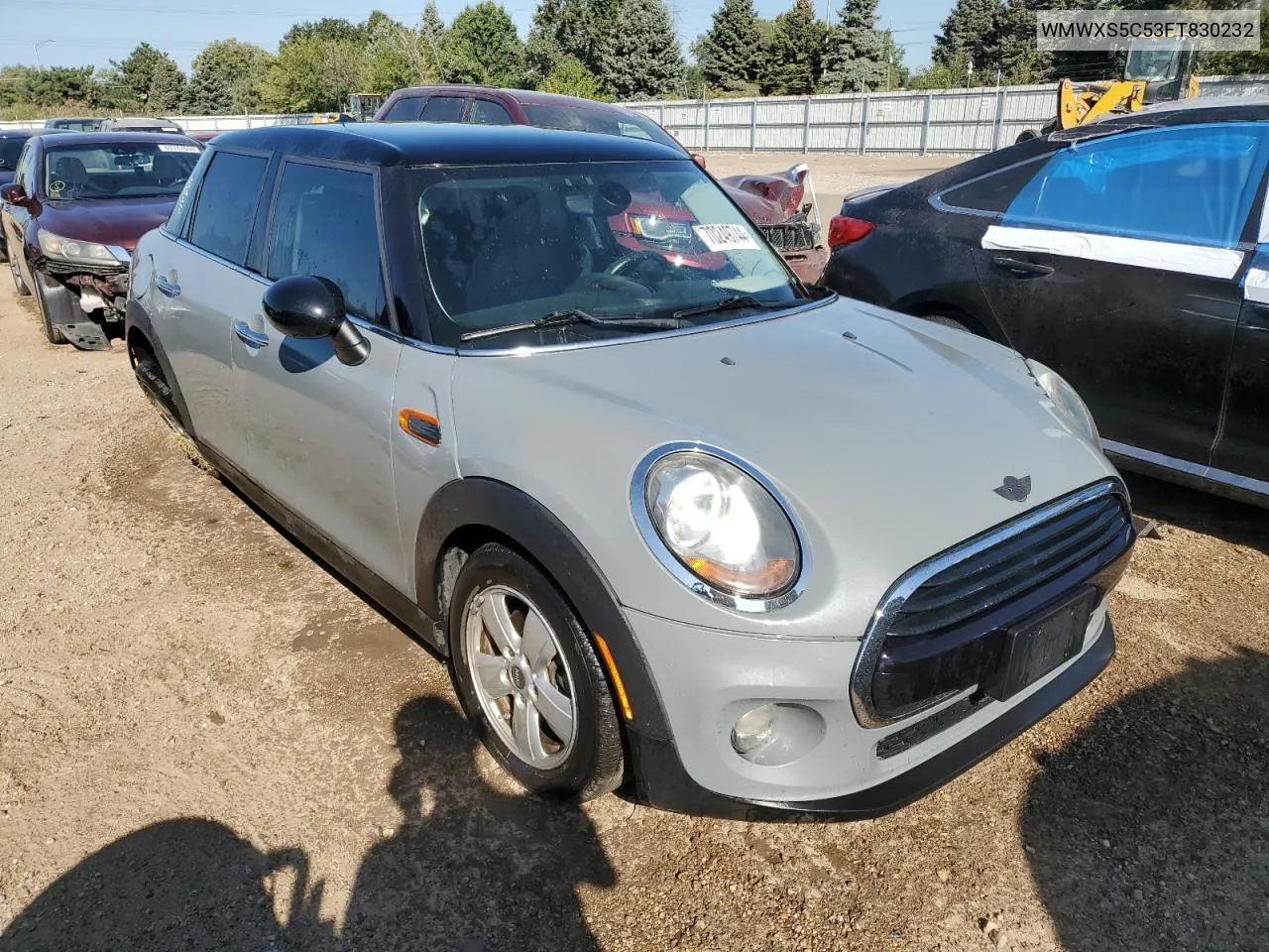 2015 Mini Cooper VIN: WMWXS5C53FT830232 Lot: 70249744