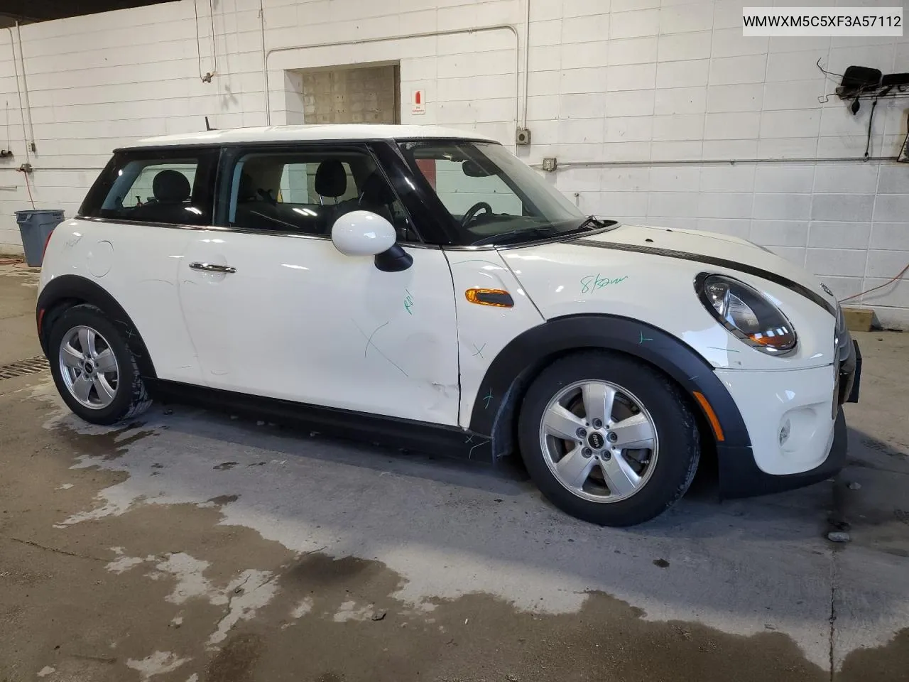 2015 Mini Cooper VIN: WMWXM5C5XF3A57112 Lot: 70677184