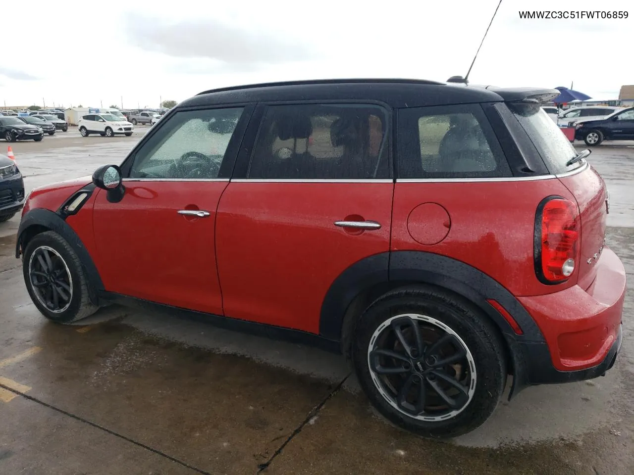 2015 Mini Cooper S Countryman VIN: WMWZC3C51FWT06859 Lot: 71001094