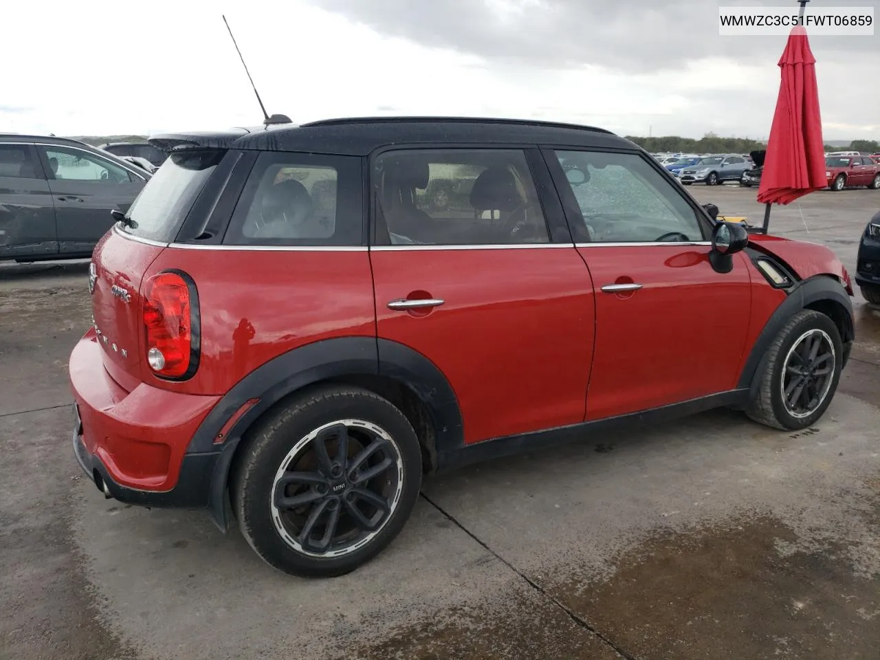 WMWZC3C51FWT06859 2015 Mini Cooper S Countryman