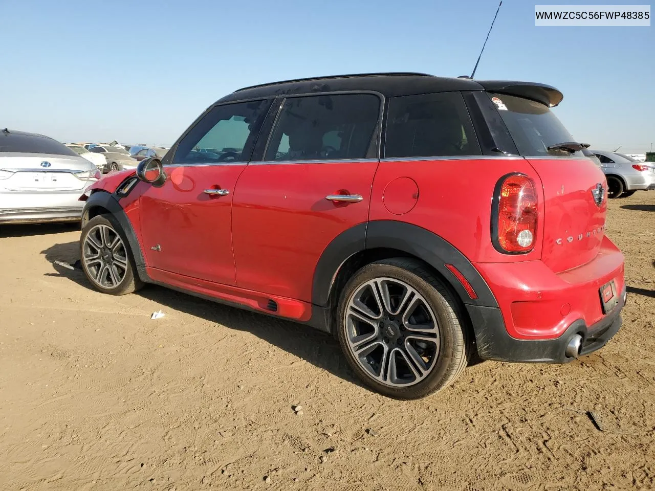 2015 Mini Cooper S Countryman VIN: WMWZC5C56FWP48385 Lot: 71106534