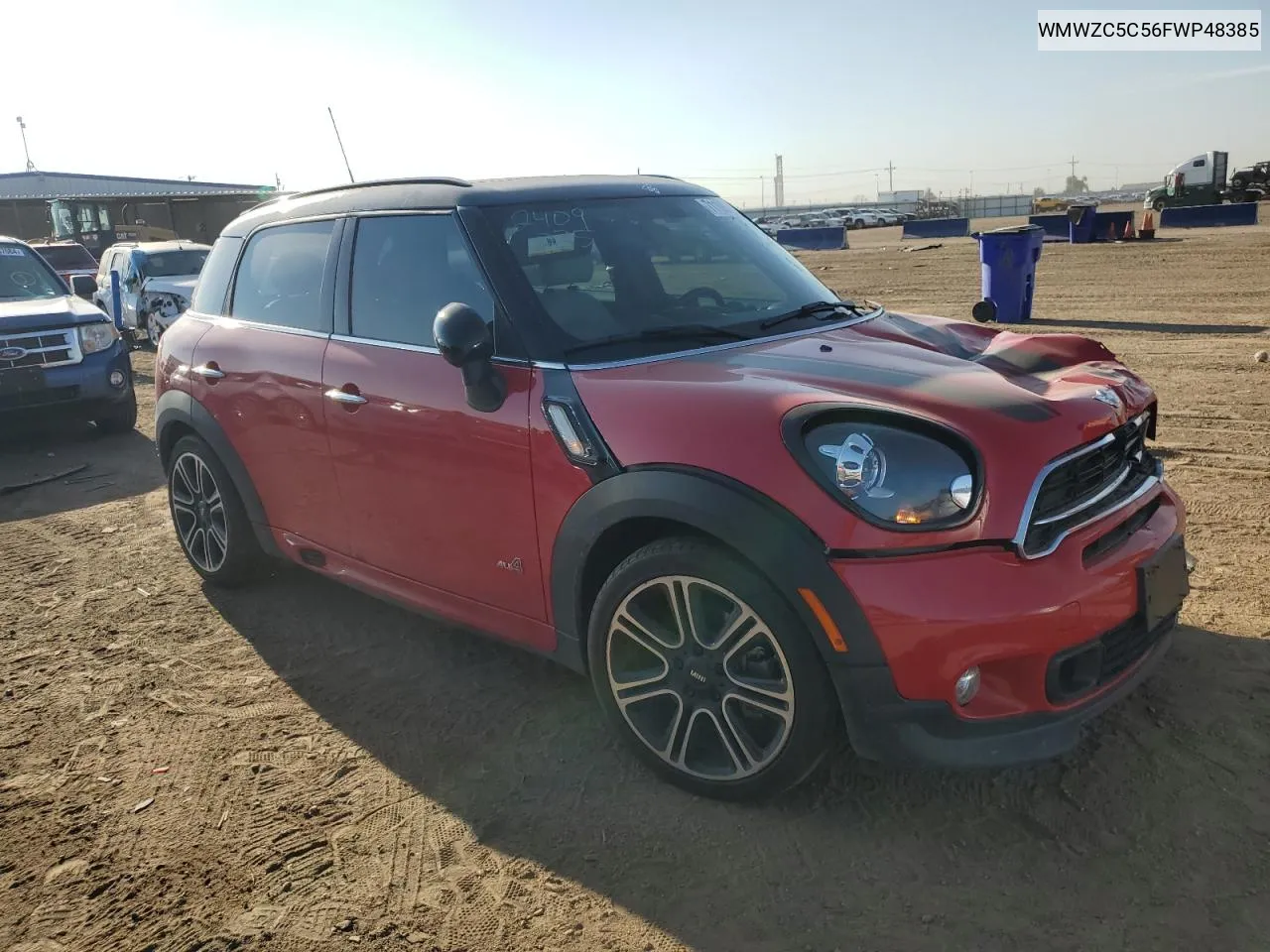 2015 Mini Cooper S Countryman VIN: WMWZC5C56FWP48385 Lot: 71106534