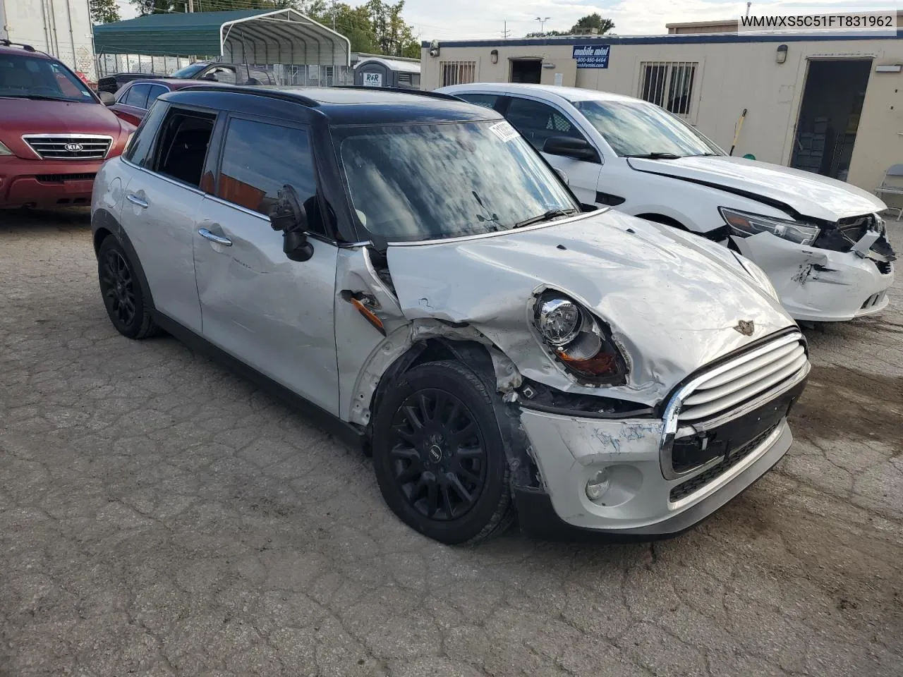 2015 Mini Cooper VIN: WMWXS5C51FT831962 Lot: 71383564