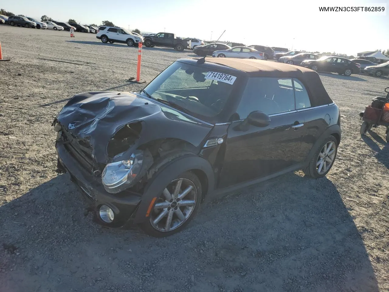 2015 Mini Cooper VIN: WMWZN3C53FT862859 Lot: 71419764