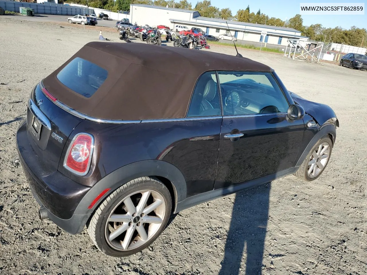 2015 Mini Cooper VIN: WMWZN3C53FT862859 Lot: 71419764