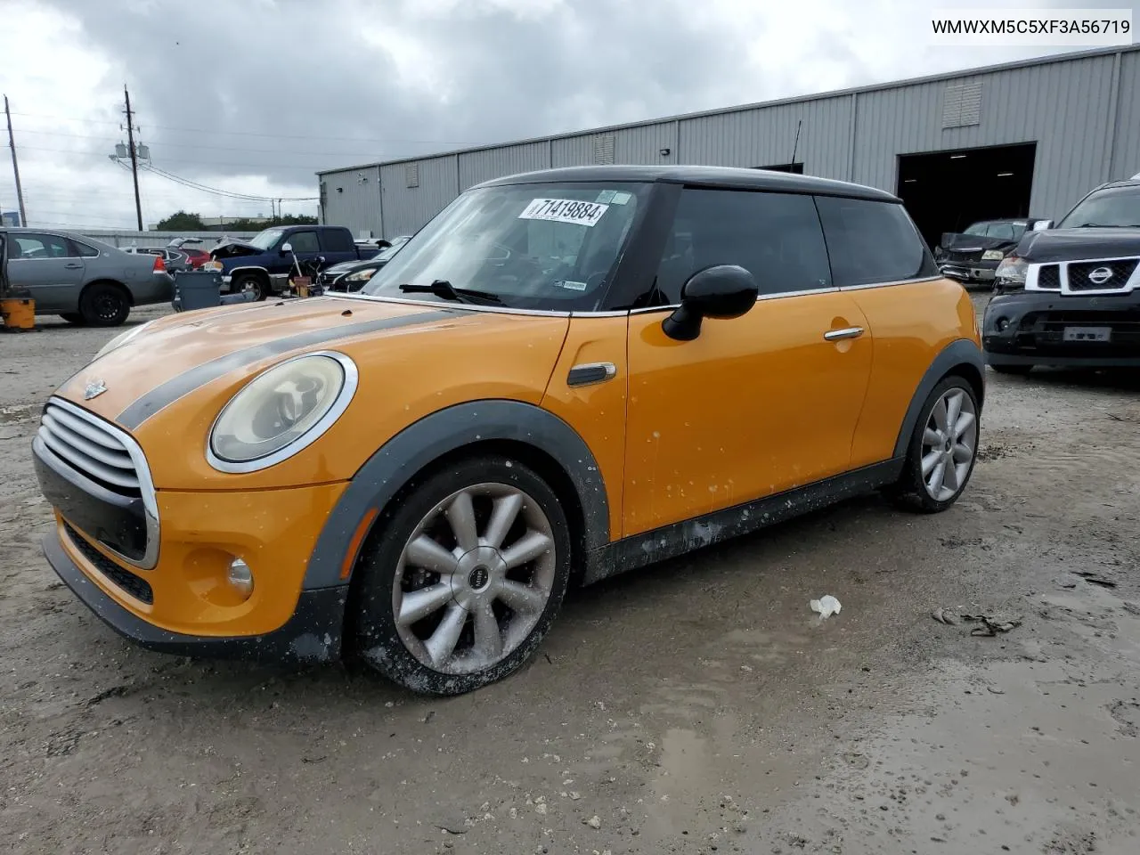 2015 Mini Cooper VIN: WMWXM5C5XF3A56719 Lot: 71419884