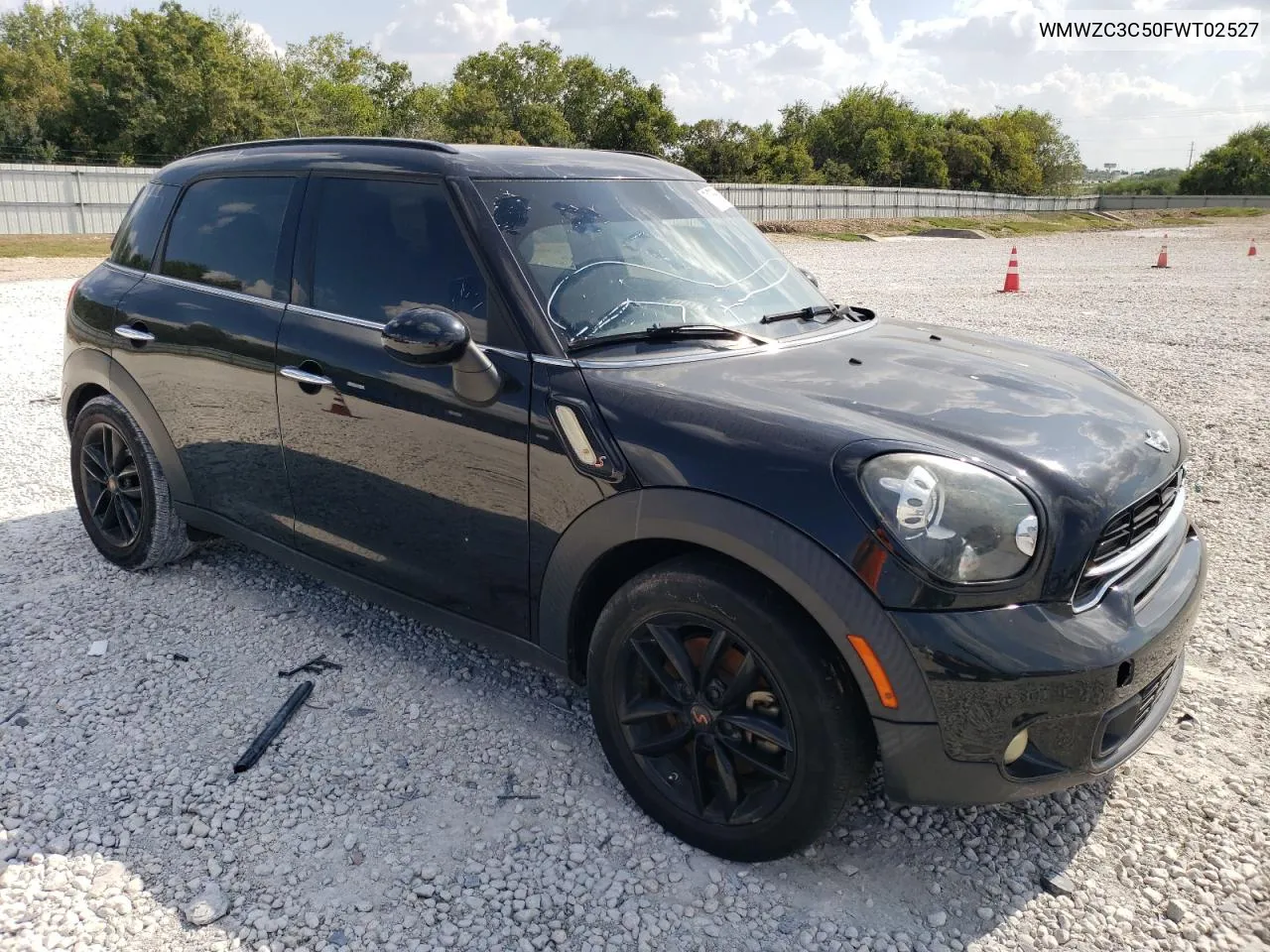 2015 Mini Cooper S Countryman VIN: WMWZC3C50FWT02527 Lot: 71755624