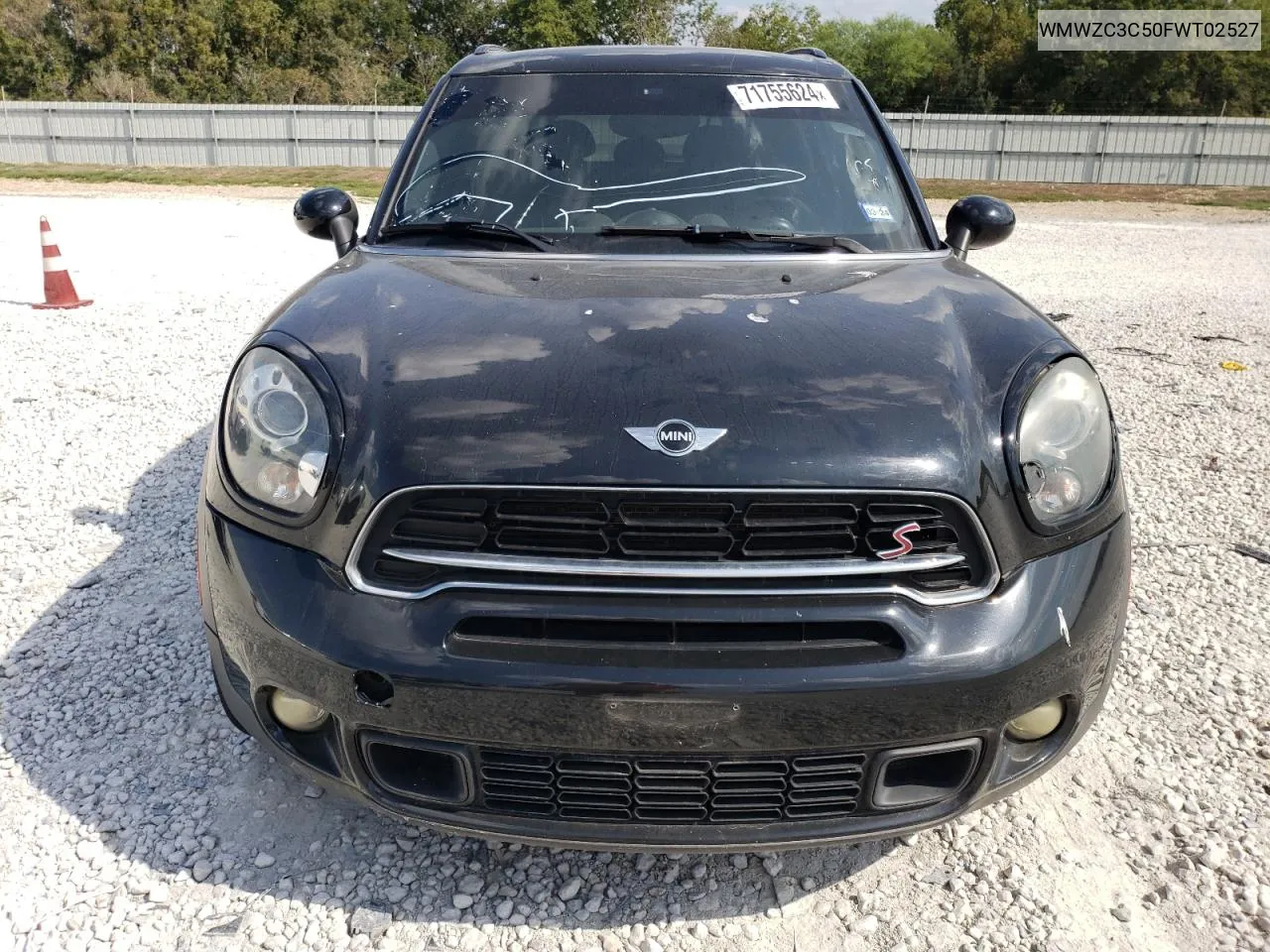 2015 Mini Cooper S Countryman VIN: WMWZC3C50FWT02527 Lot: 71755624