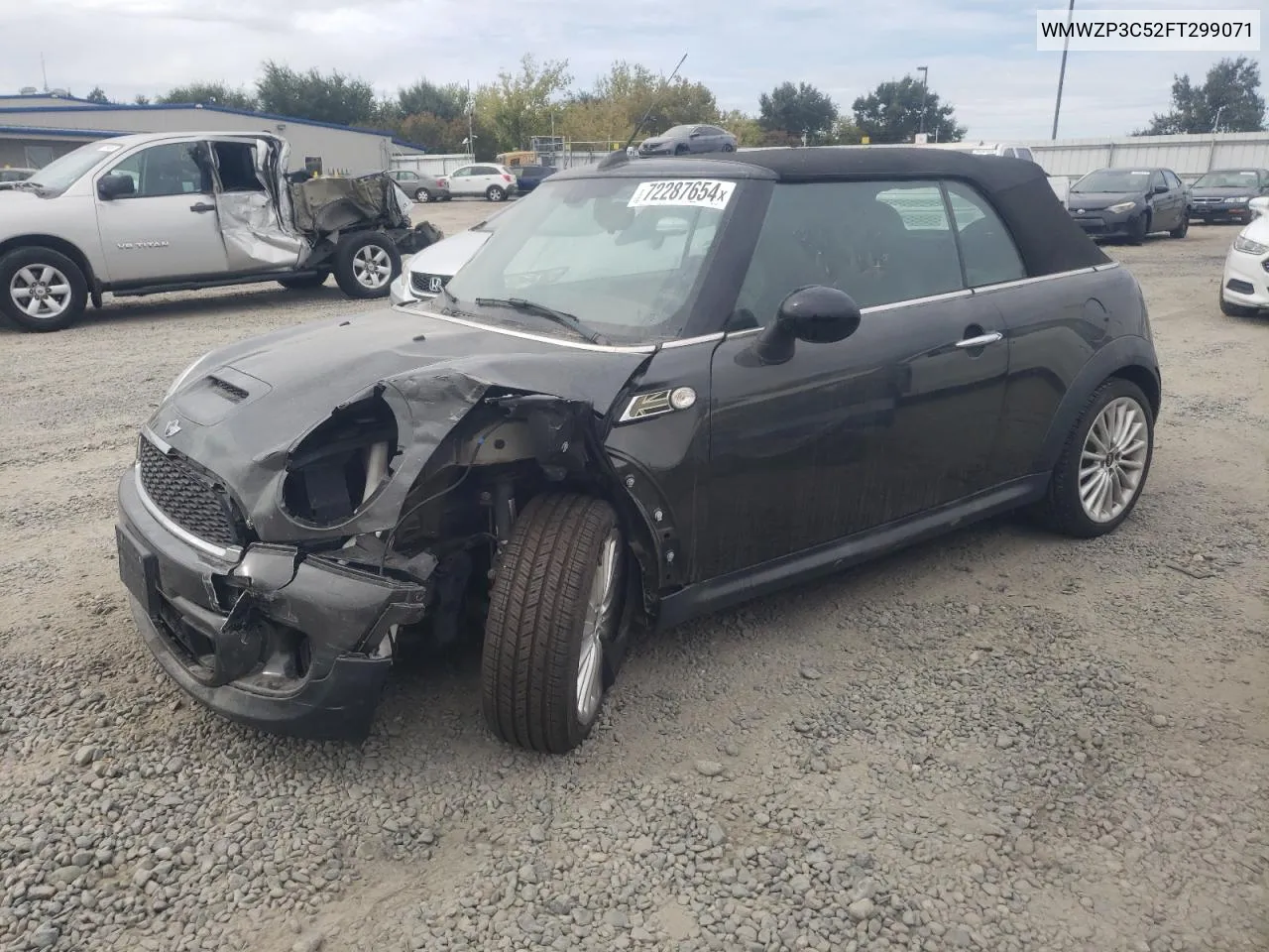 2015 Mini Cooper S VIN: WMWZP3C52FT299071 Lot: 72287654