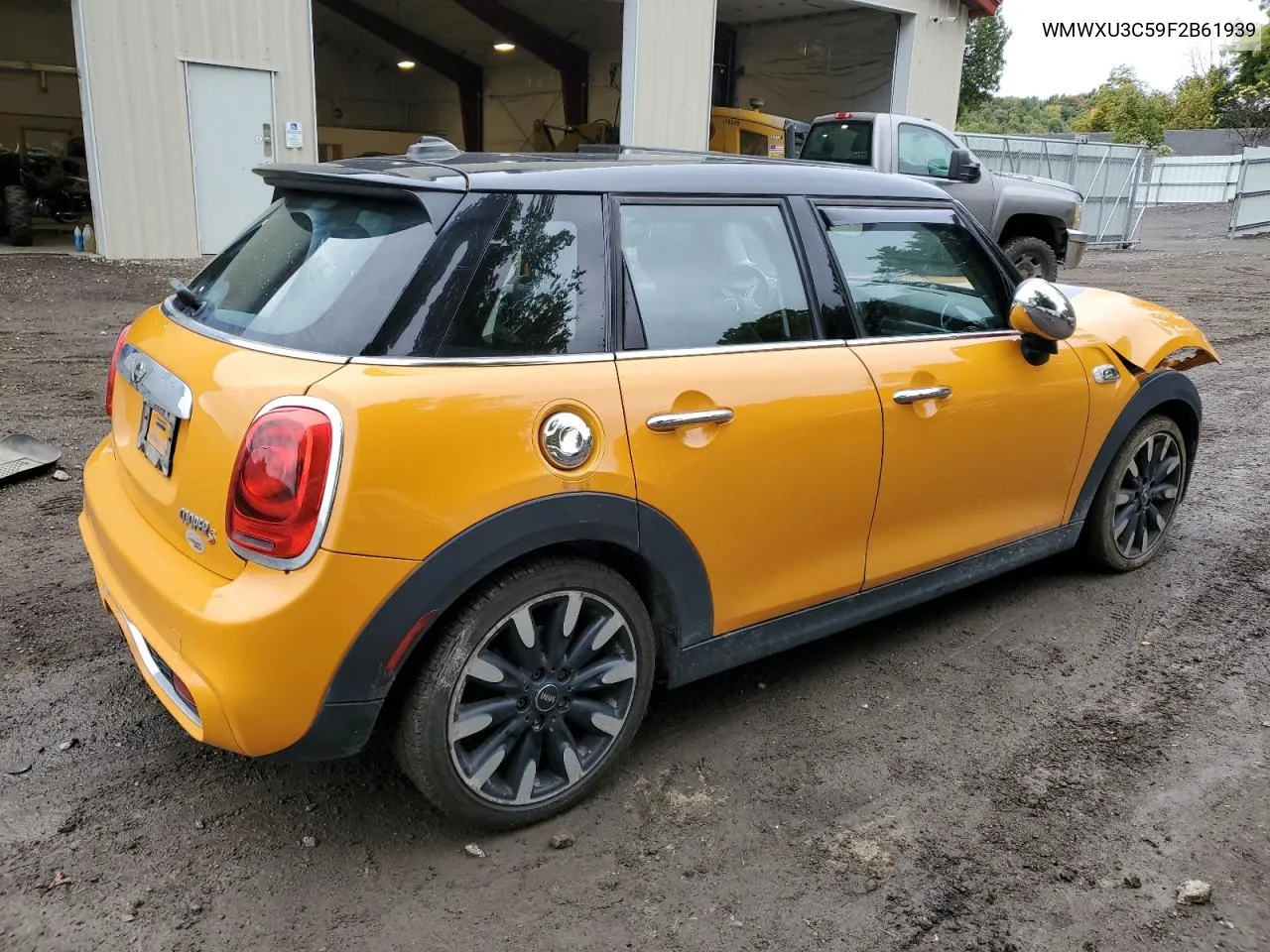 2015 Mini Cooper S VIN: WMWXU3C59F2B61939 Lot: 72741384