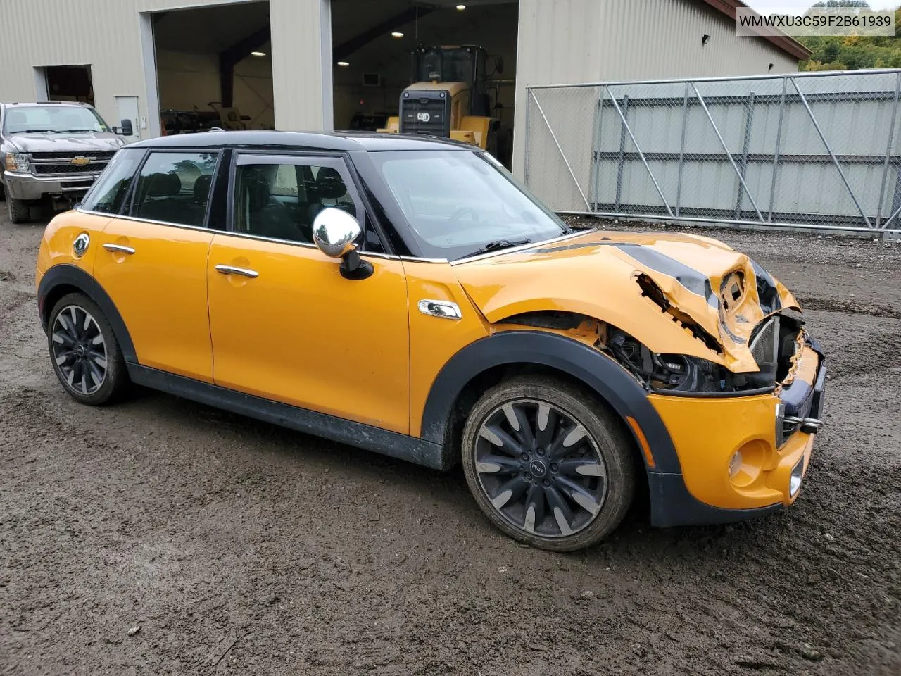 2015 Mini Cooper S VIN: WMWXU3C59F2B61939 Lot: 72741384