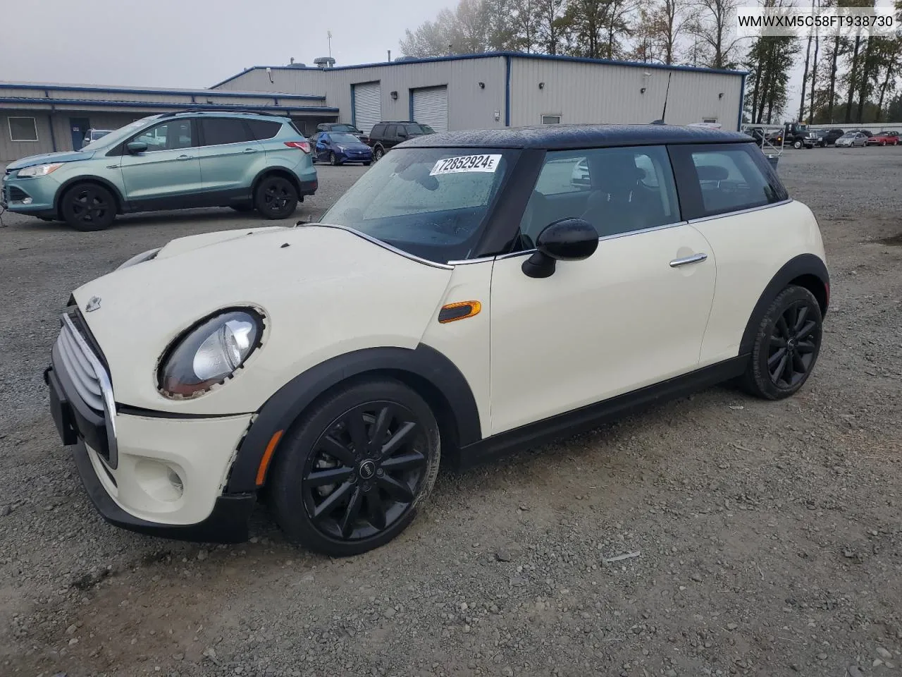 2015 Mini Cooper VIN: WMWXM5C58FT938730 Lot: 72852924