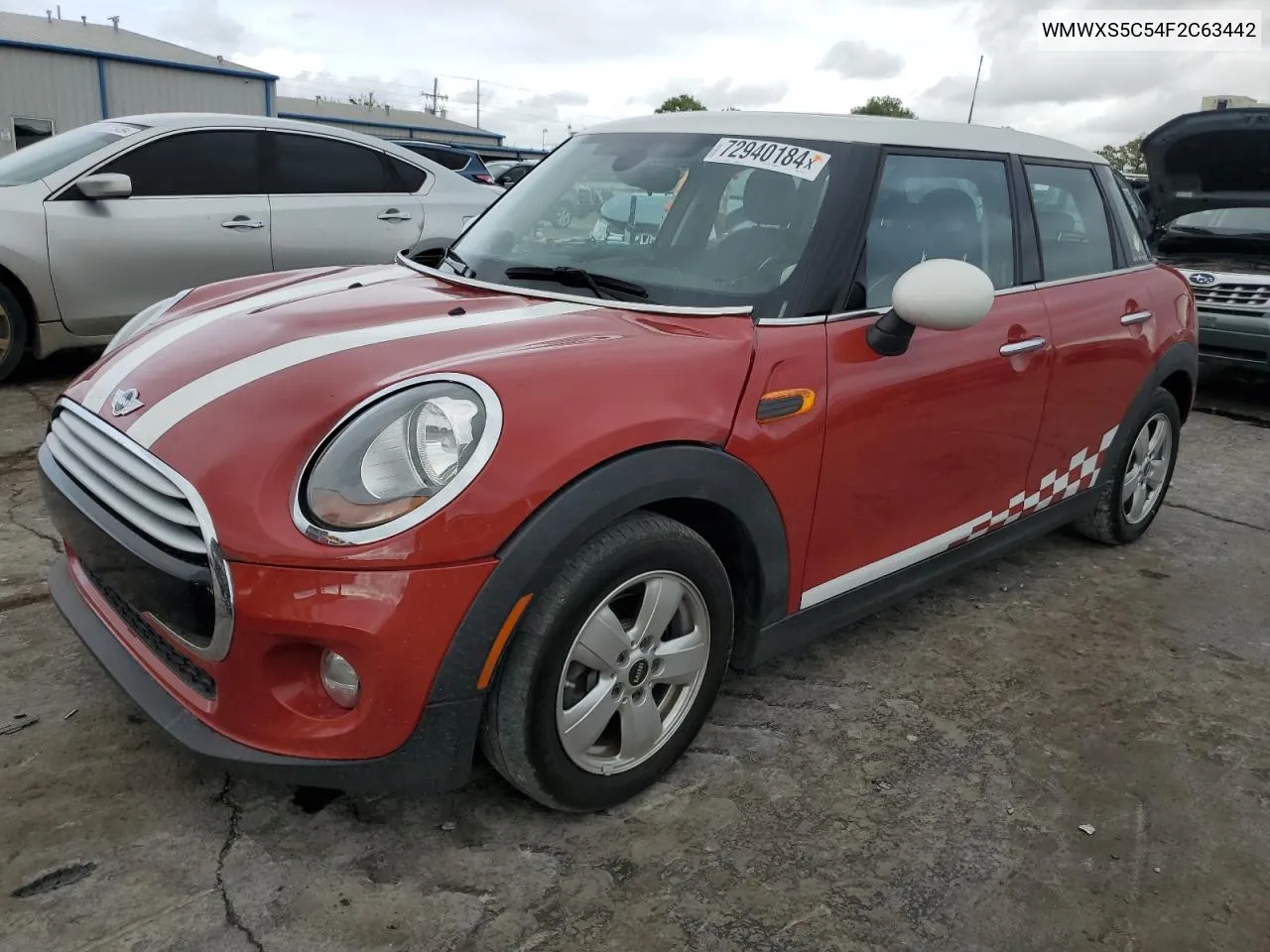 2015 Mini Cooper VIN: WMWXS5C54F2C63442 Lot: 72940184