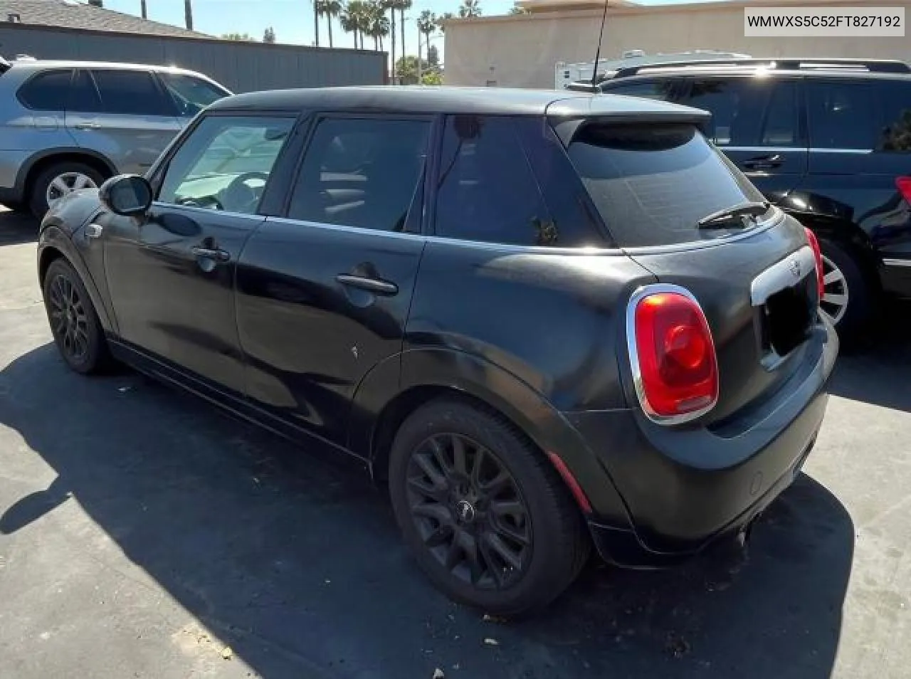 2015 Mini Cooper VIN: WMWXS5C52FT827192 Lot: 73066394