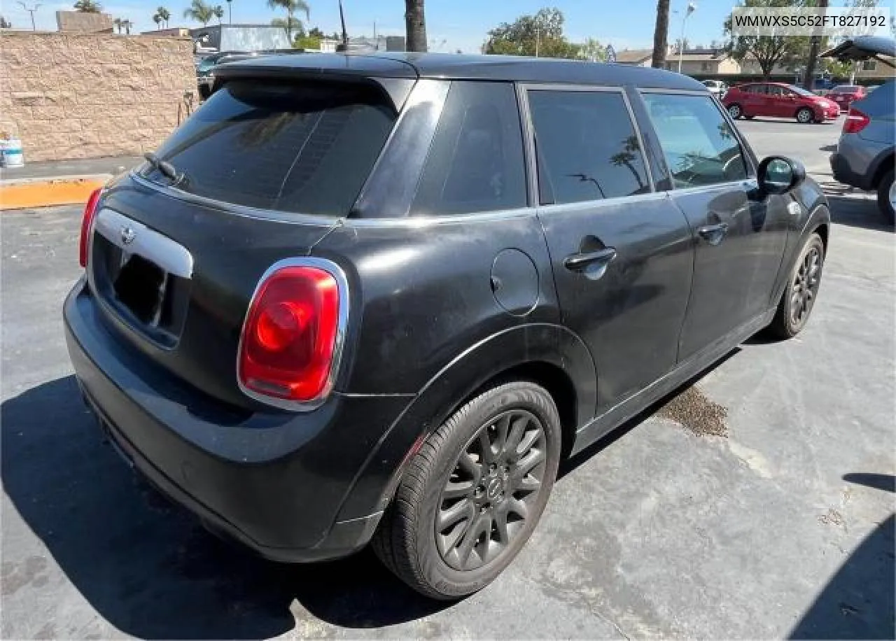 2015 Mini Cooper VIN: WMWXS5C52FT827192 Lot: 73066394